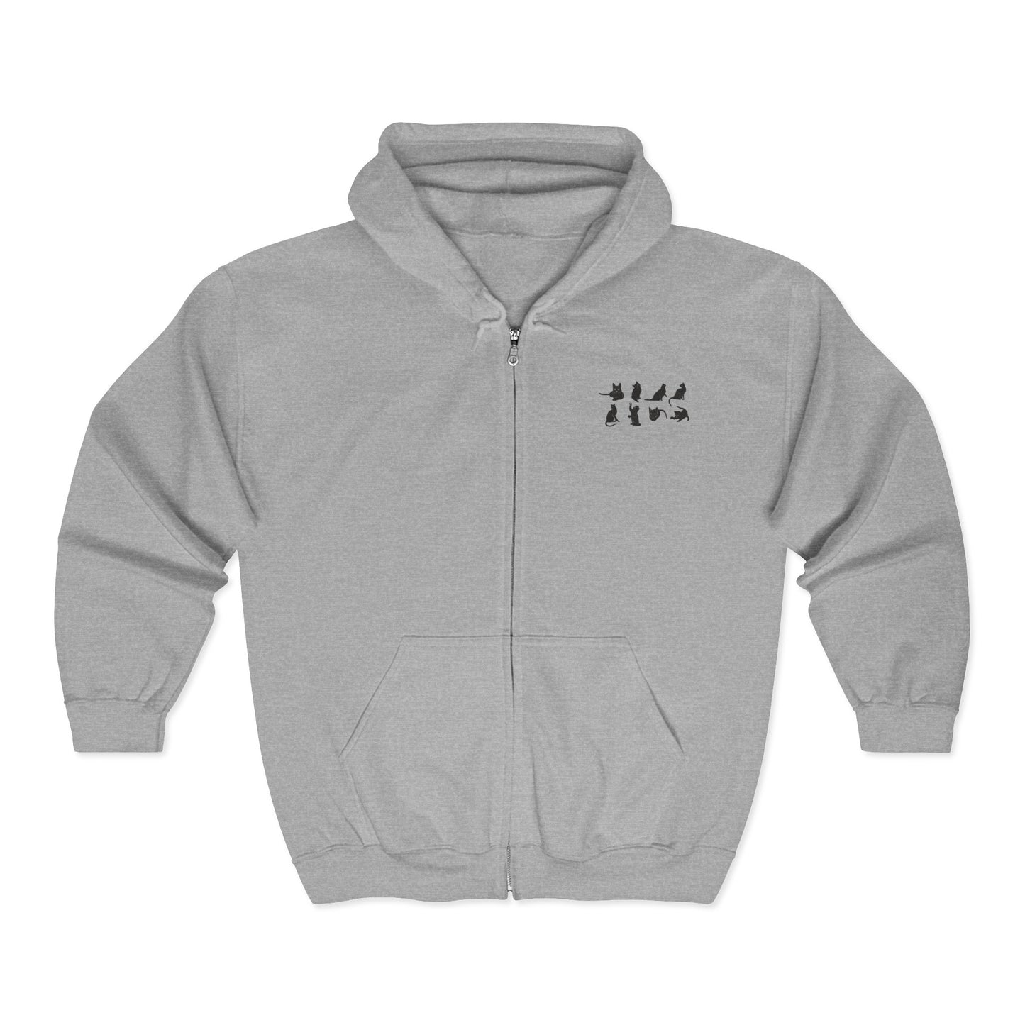 Cats Unisex Full Zip Hoodie