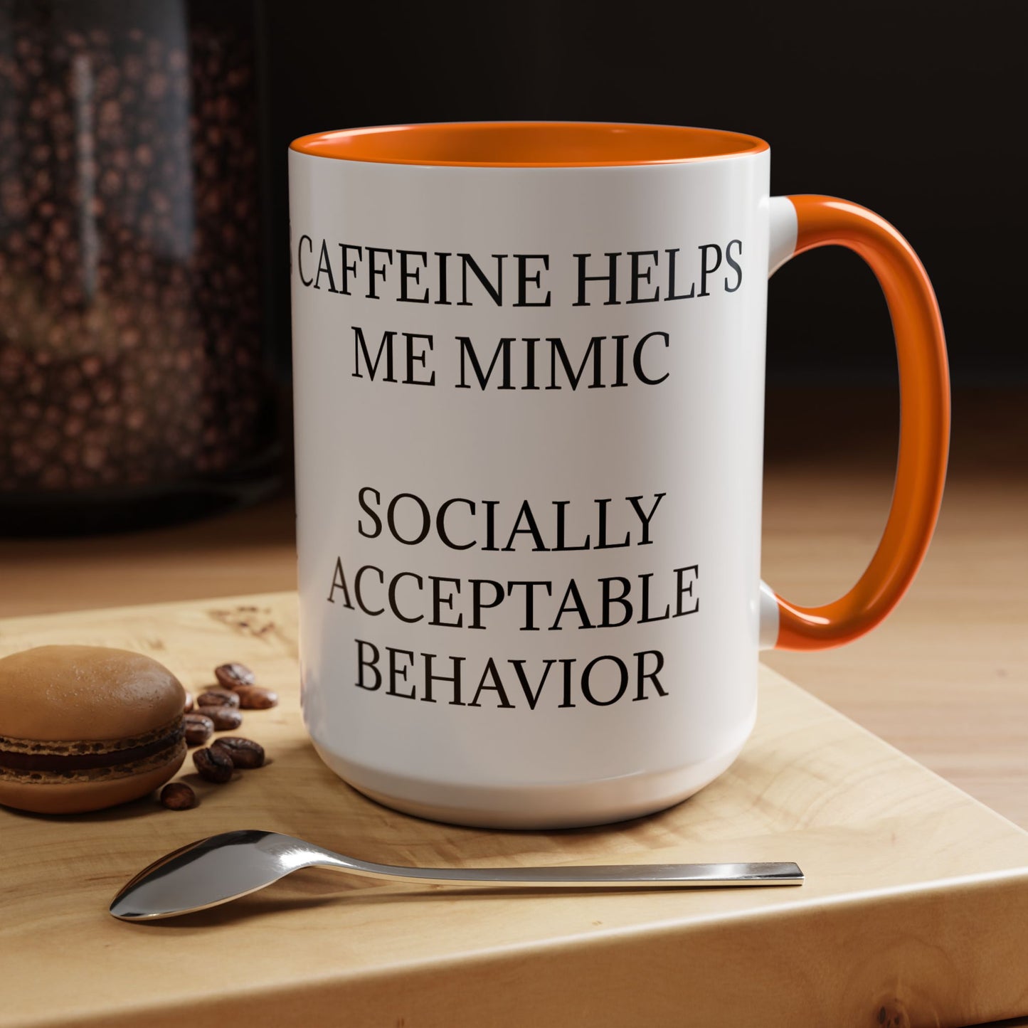 Socially Acceptable 2-Tone Coffee Mug