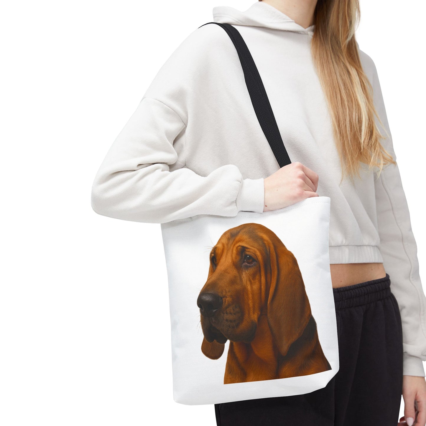 Bloodhound Head Tote Bag