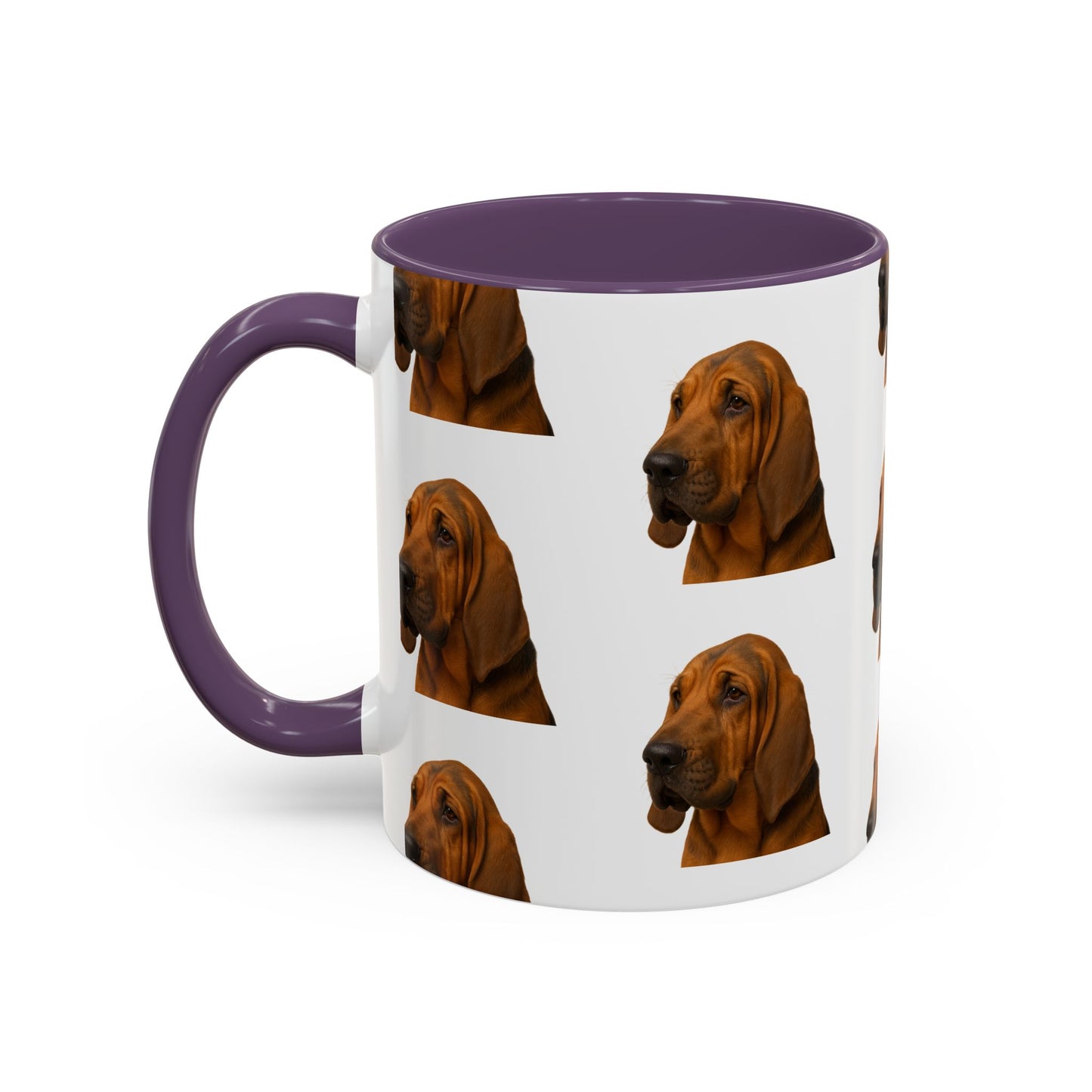 Bloodhound Head 2-Tone Coffee Mug