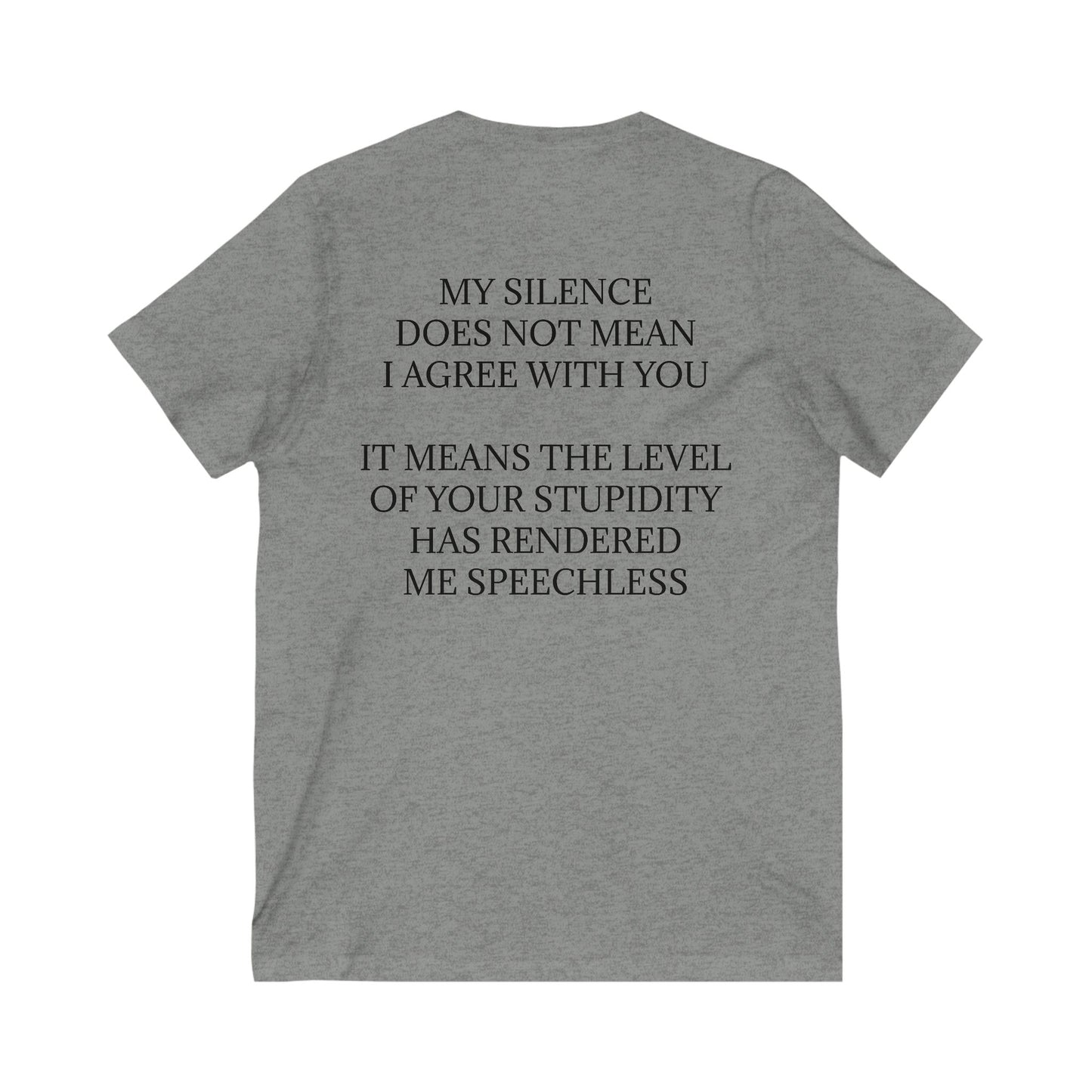Speechless Unisex Short Sleeve V-Neck Tee