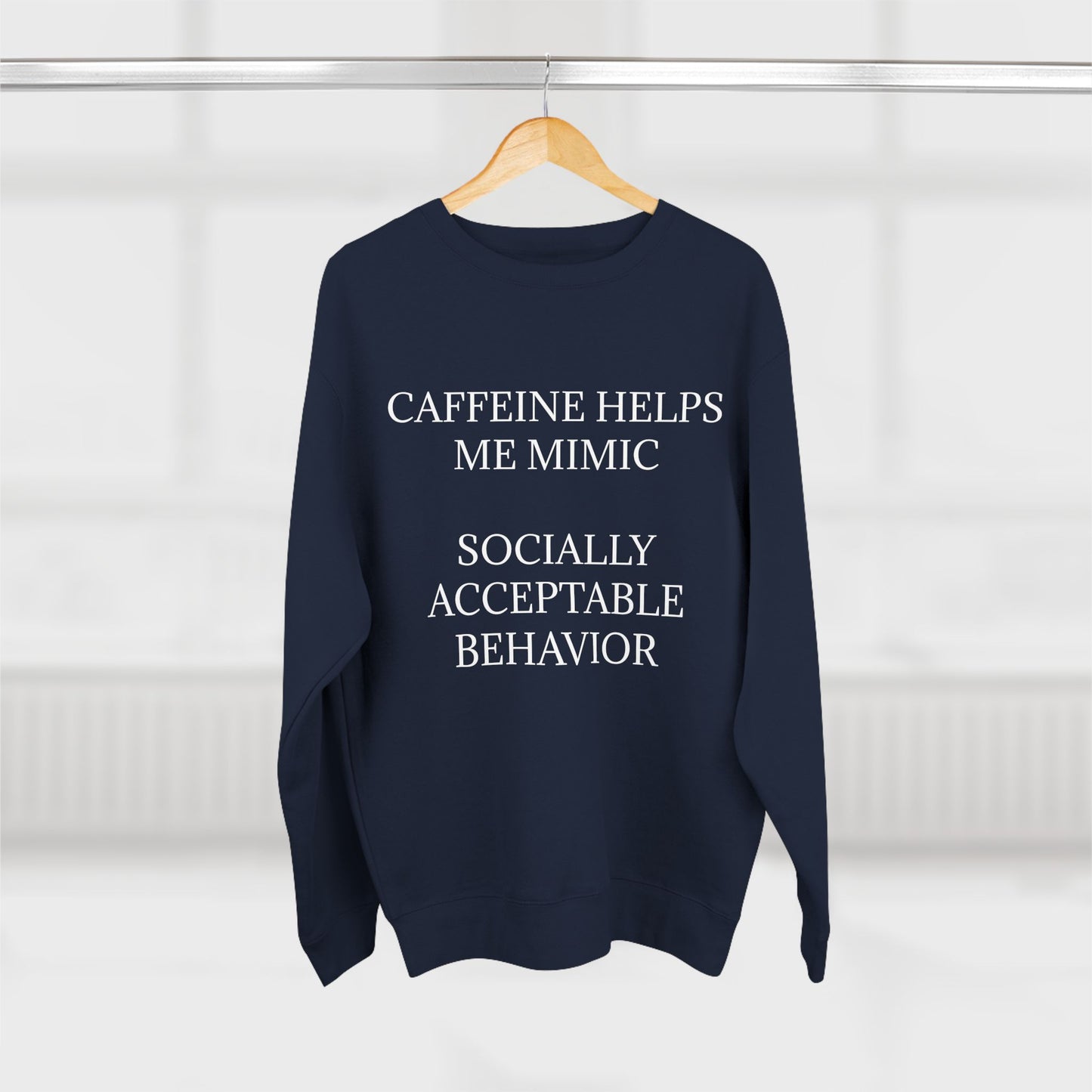 Socially Acceptable Unisex Crewneck Sweatshirt
