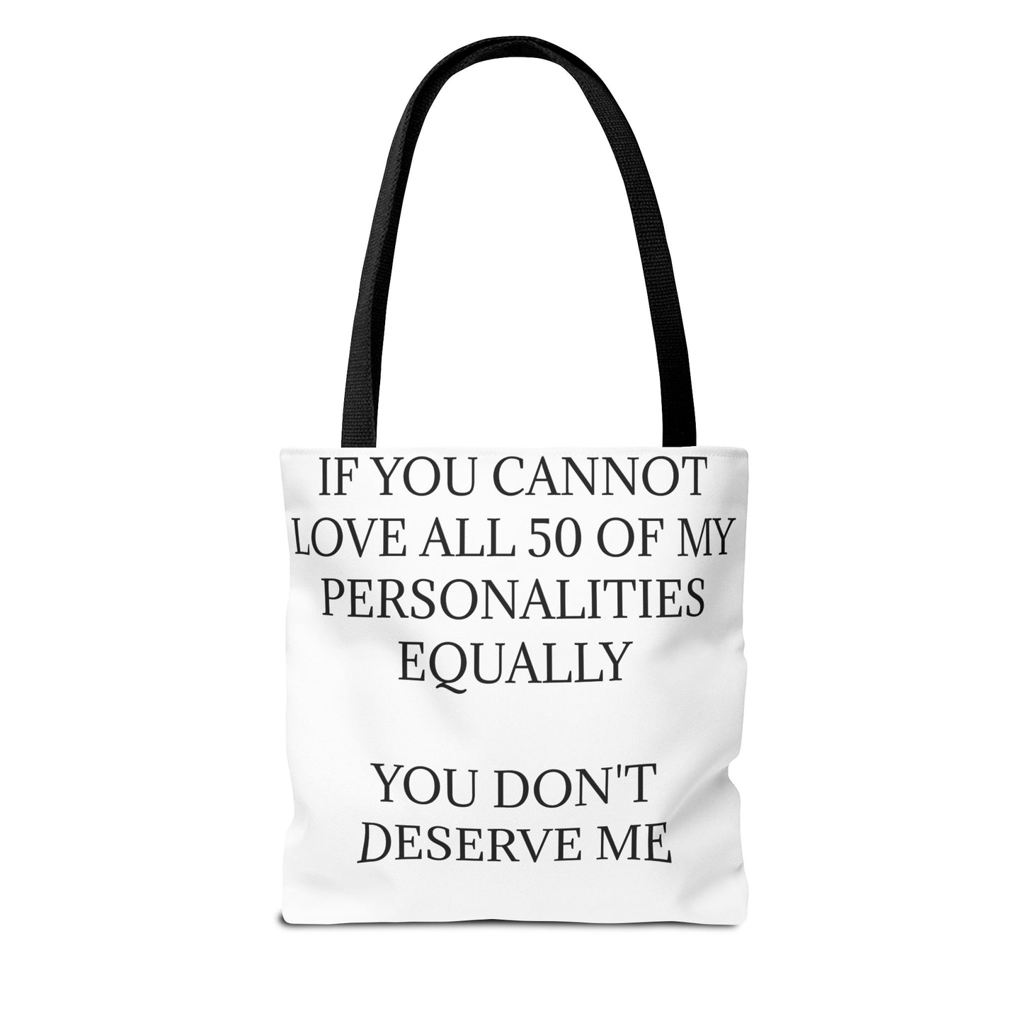 50 Personalities Tote Bag