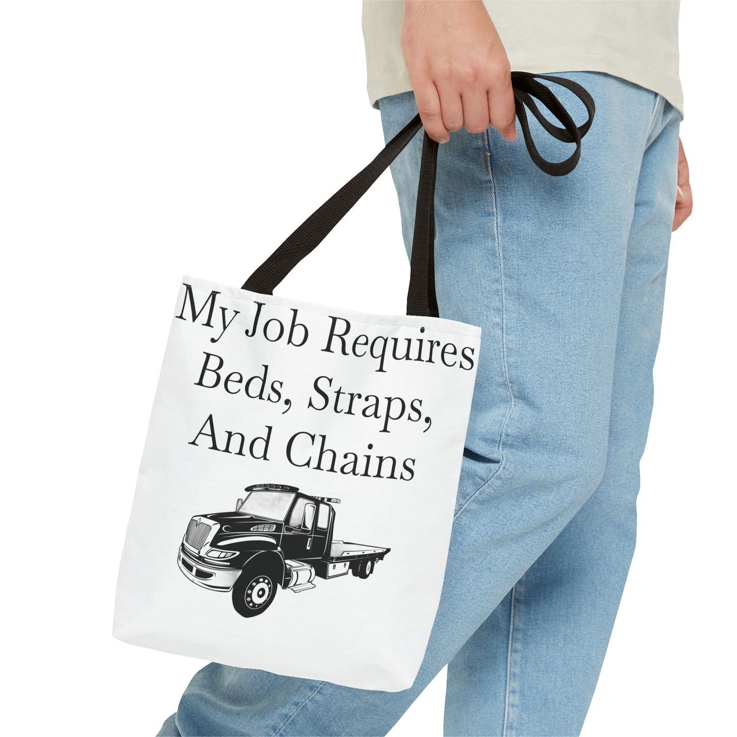 Beds, Straps, And Chains Tote Bag