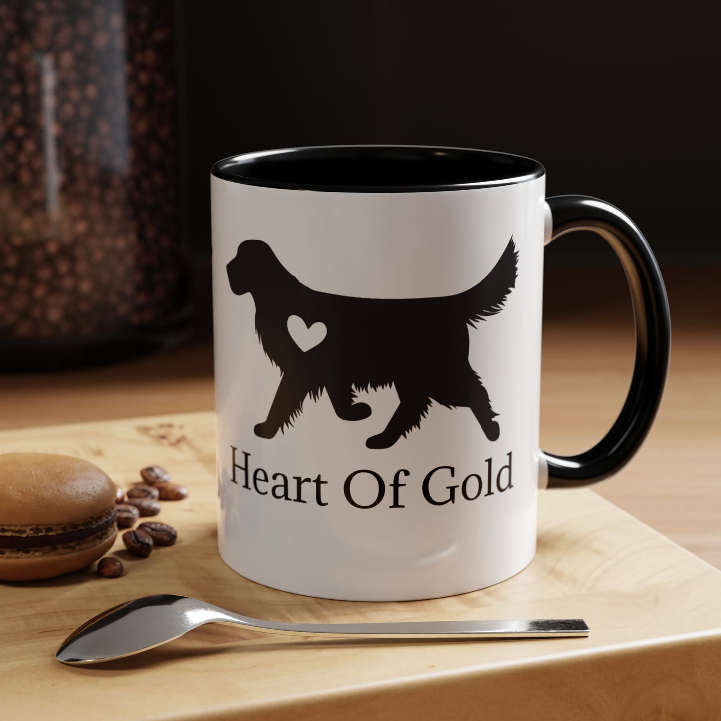 Heart Of Gold 2-Tone Coffee Mug