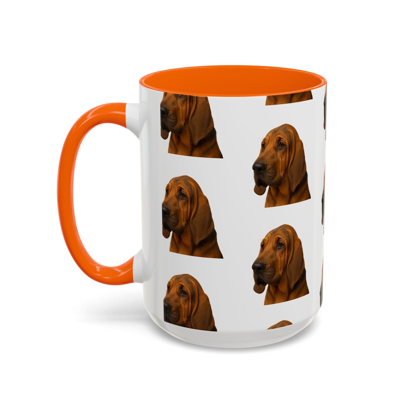 Bloodhound Head 2-Tone Coffee Mug