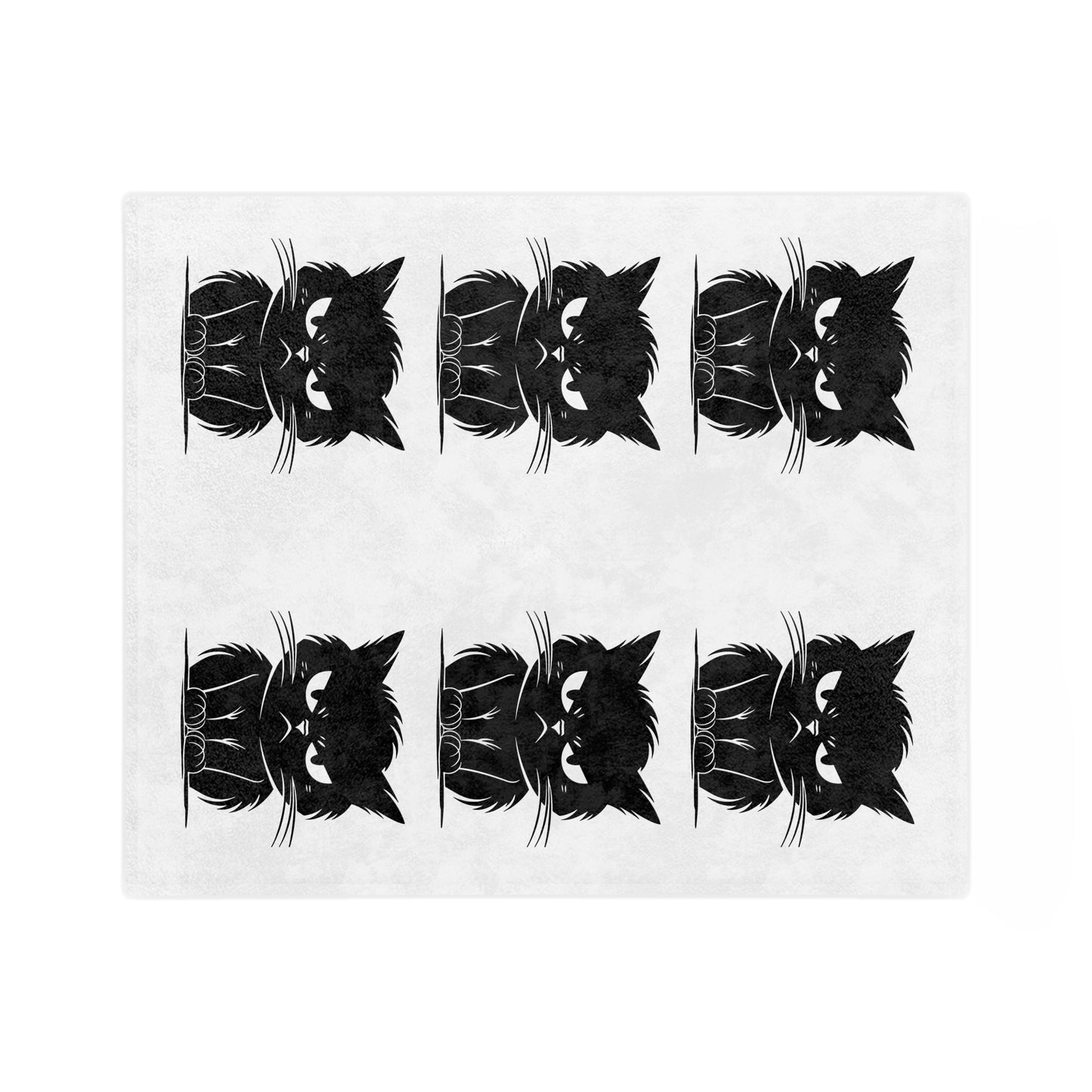 Angry Cat Velveteen Microfiber Blanket