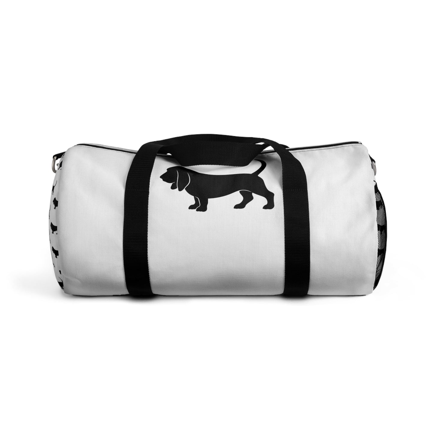 Basset Hound Silhouette Duffel Bag