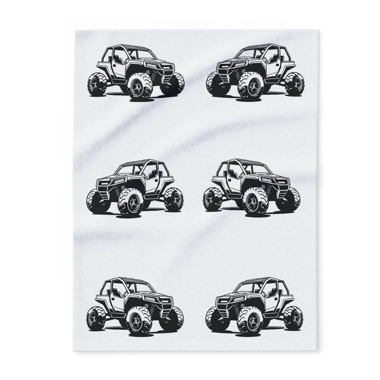 Off The Beaten Path Side By Side Arctic Fleece Blanket