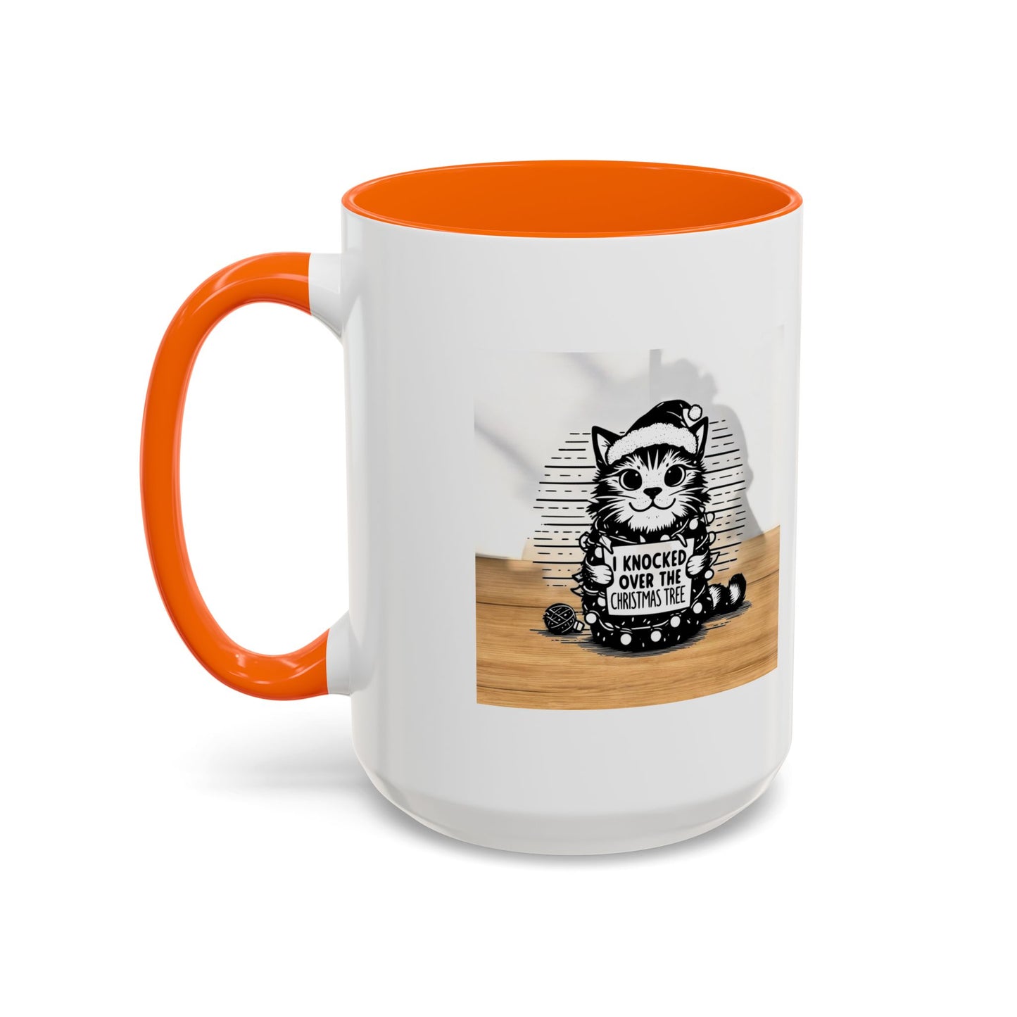 Naughty Cat 2-Tone Coffee Mug