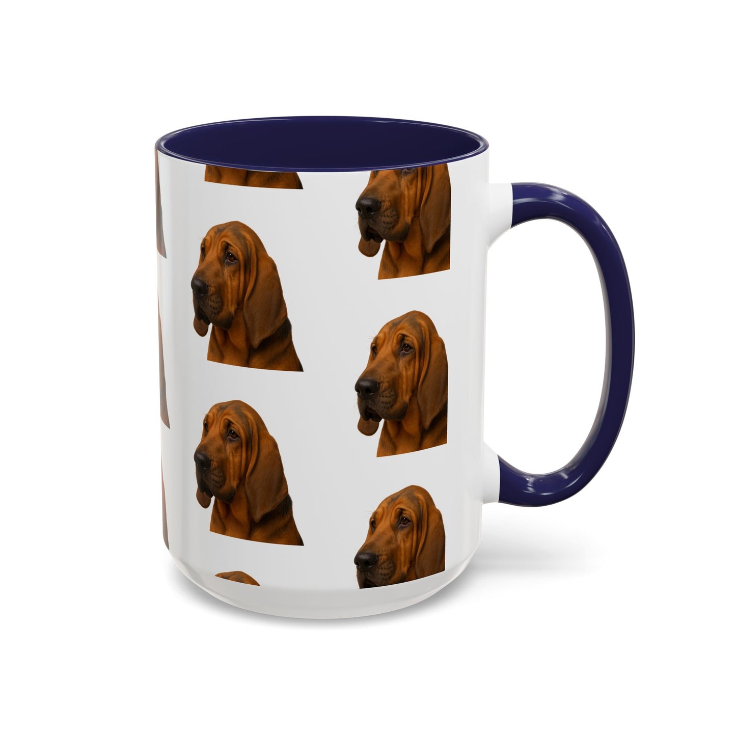 Bloodhound Head 2-Tone Coffee Mug