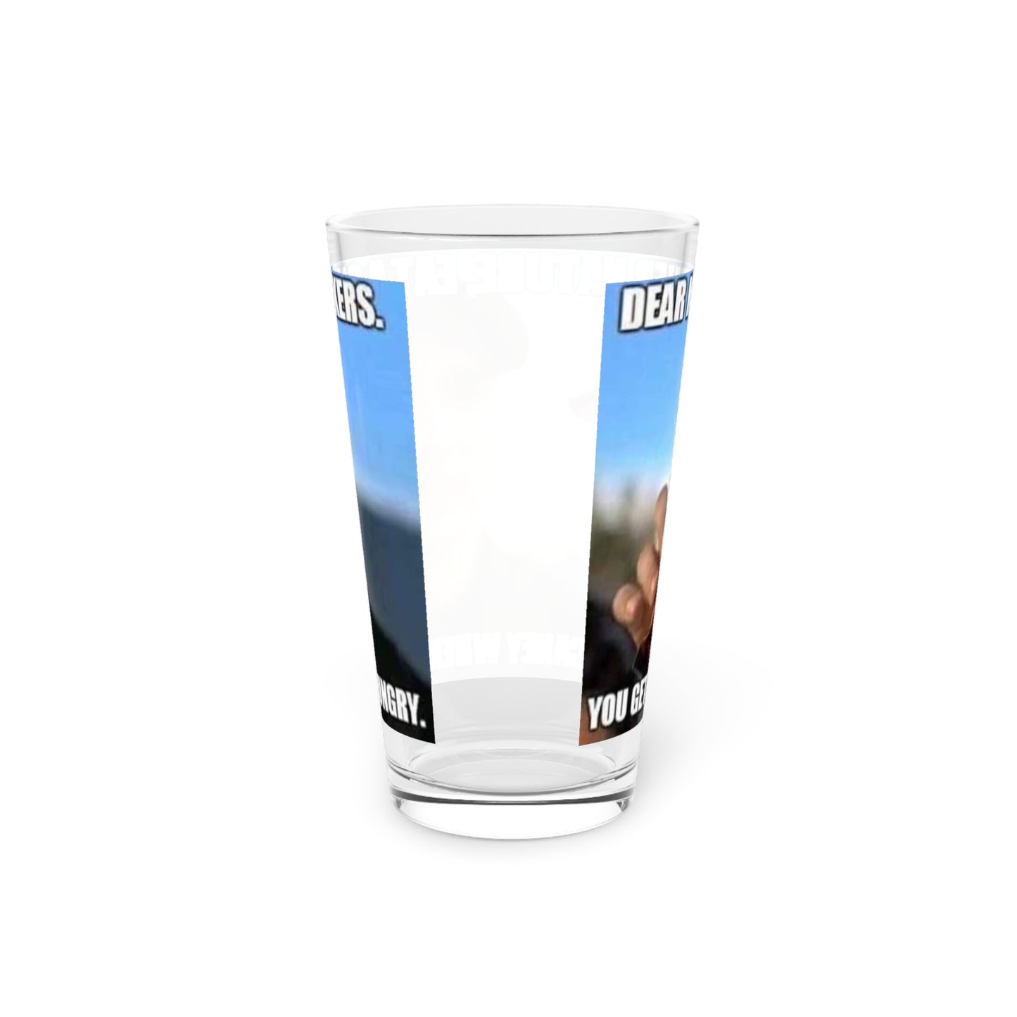 Hurricaney Drinking Glass