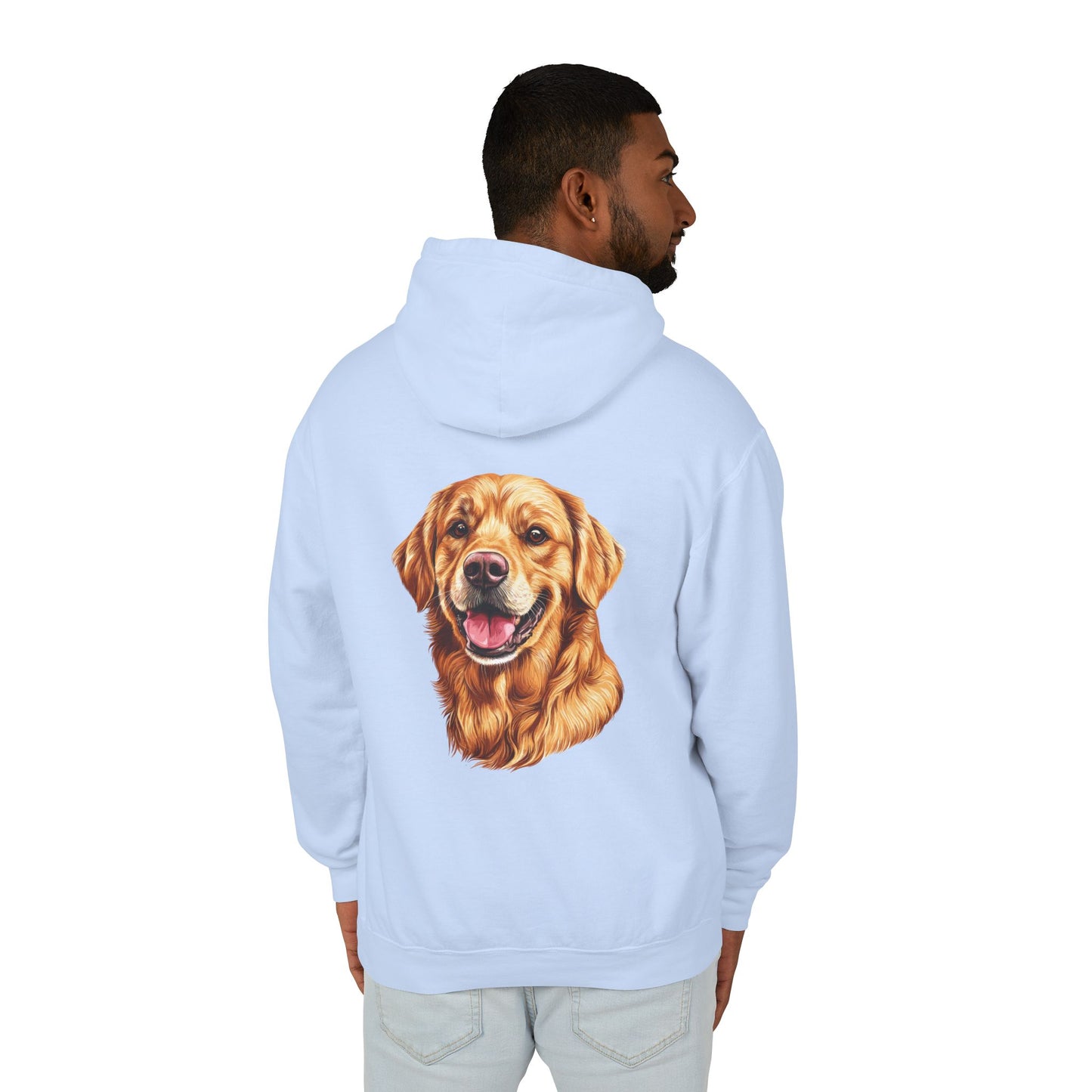 Golden Head Unisex Lightweight Hoodie