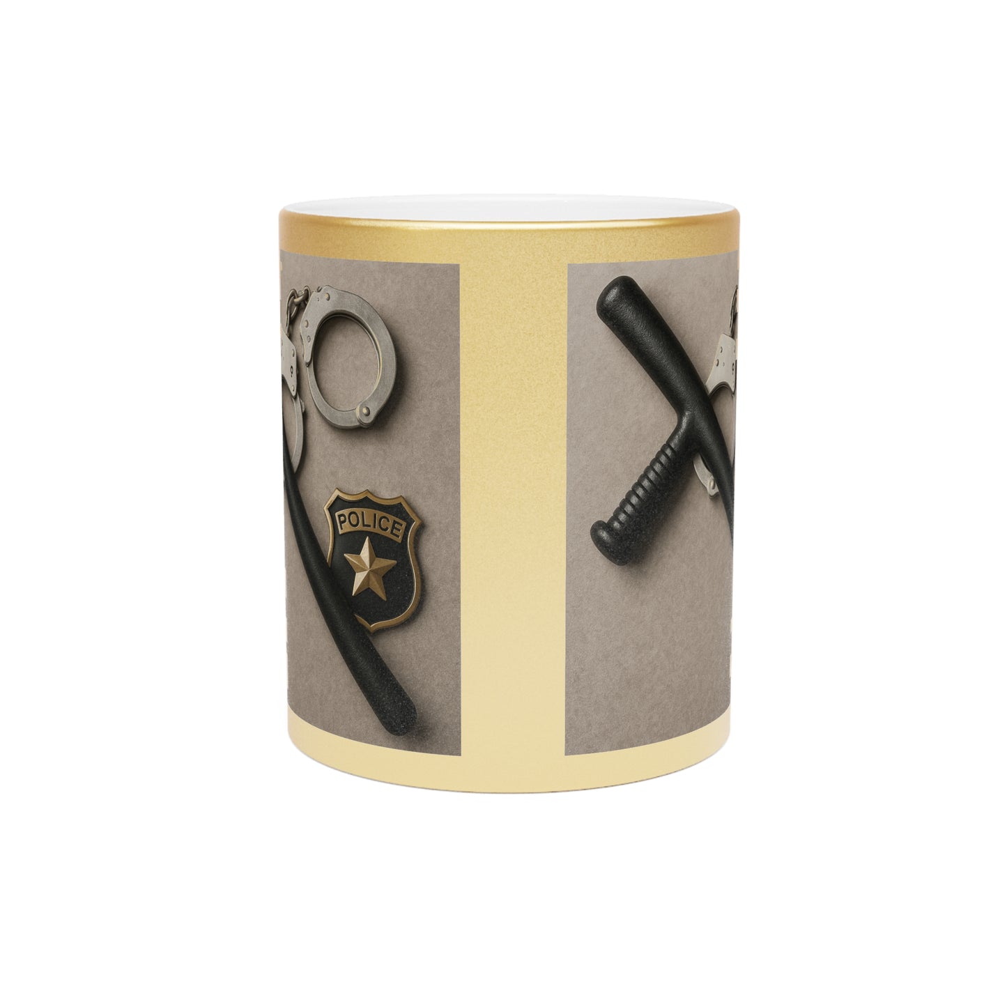 Law Enforcement Appreciation Metallic Coffee Mug