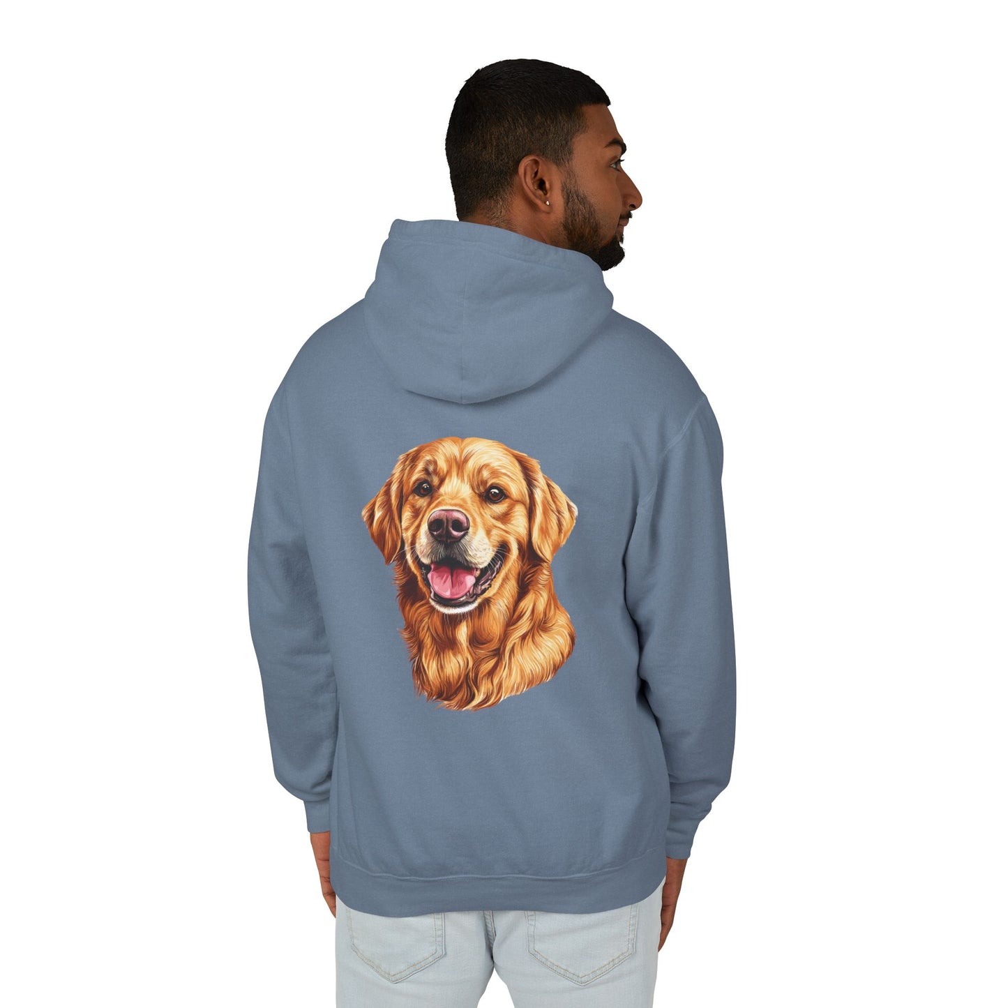 Golden Head Unisex Lightweight Hoodie