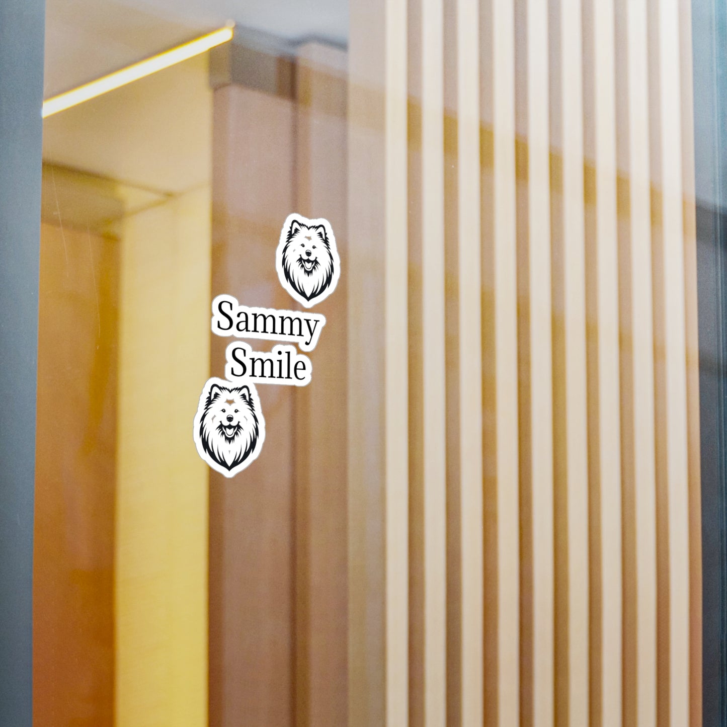 Sammy Smile Vinyl Decal