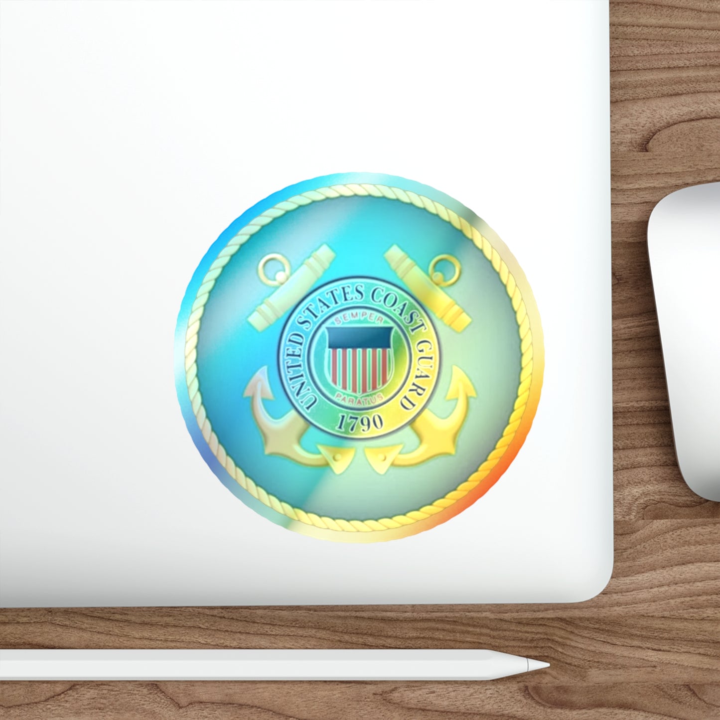 US Coast Guard Holographic Sticker