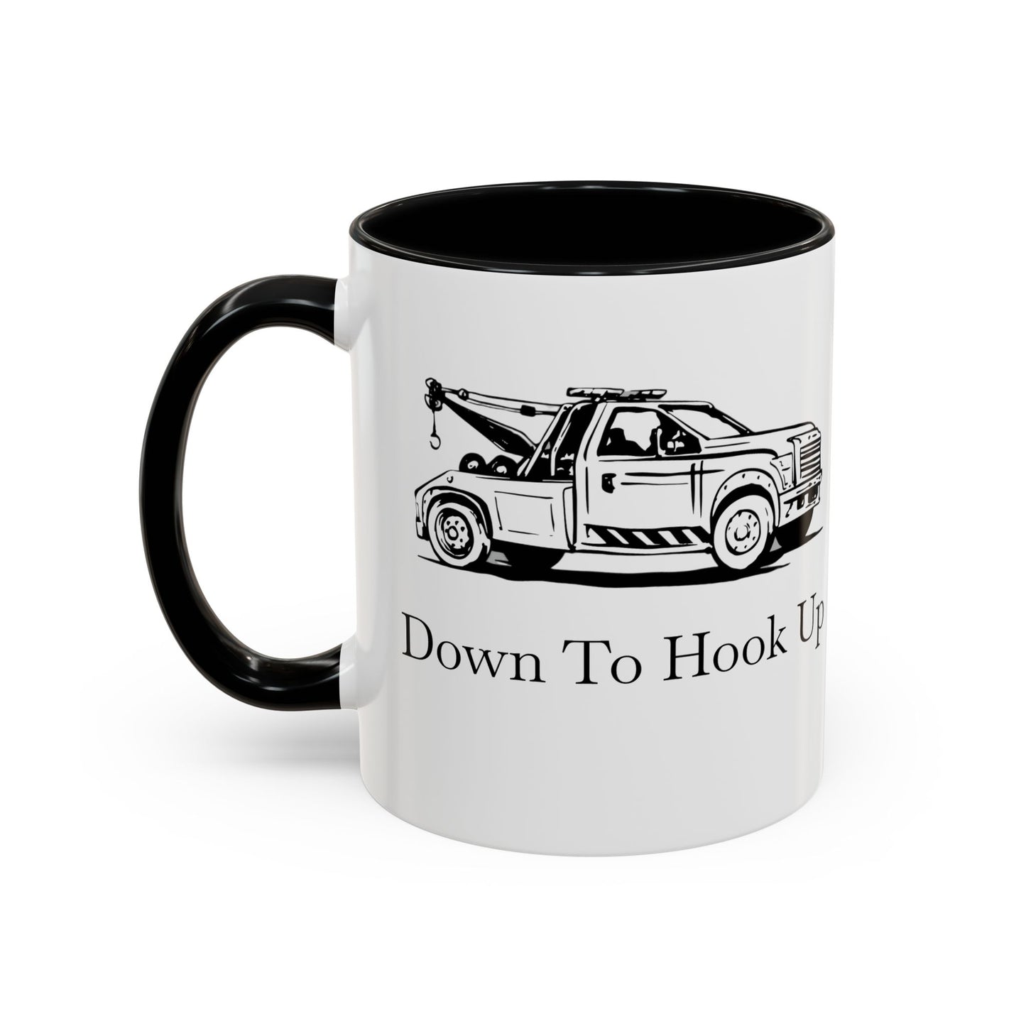 Down To Hook Up 2-Tone Coffee Mug