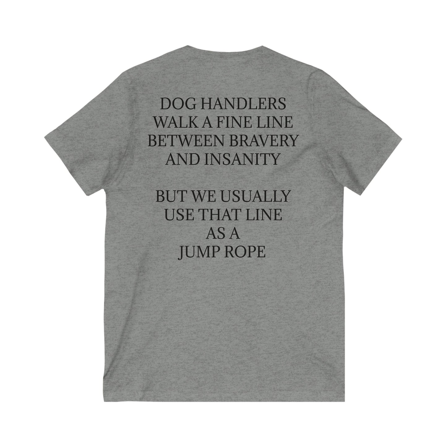 Jump Rope Unisex Short Sleeve V-Neck Tee