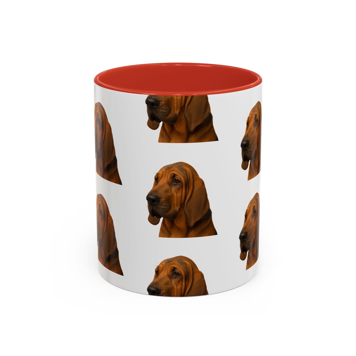 Bloodhound Head 2-Tone Coffee Mug