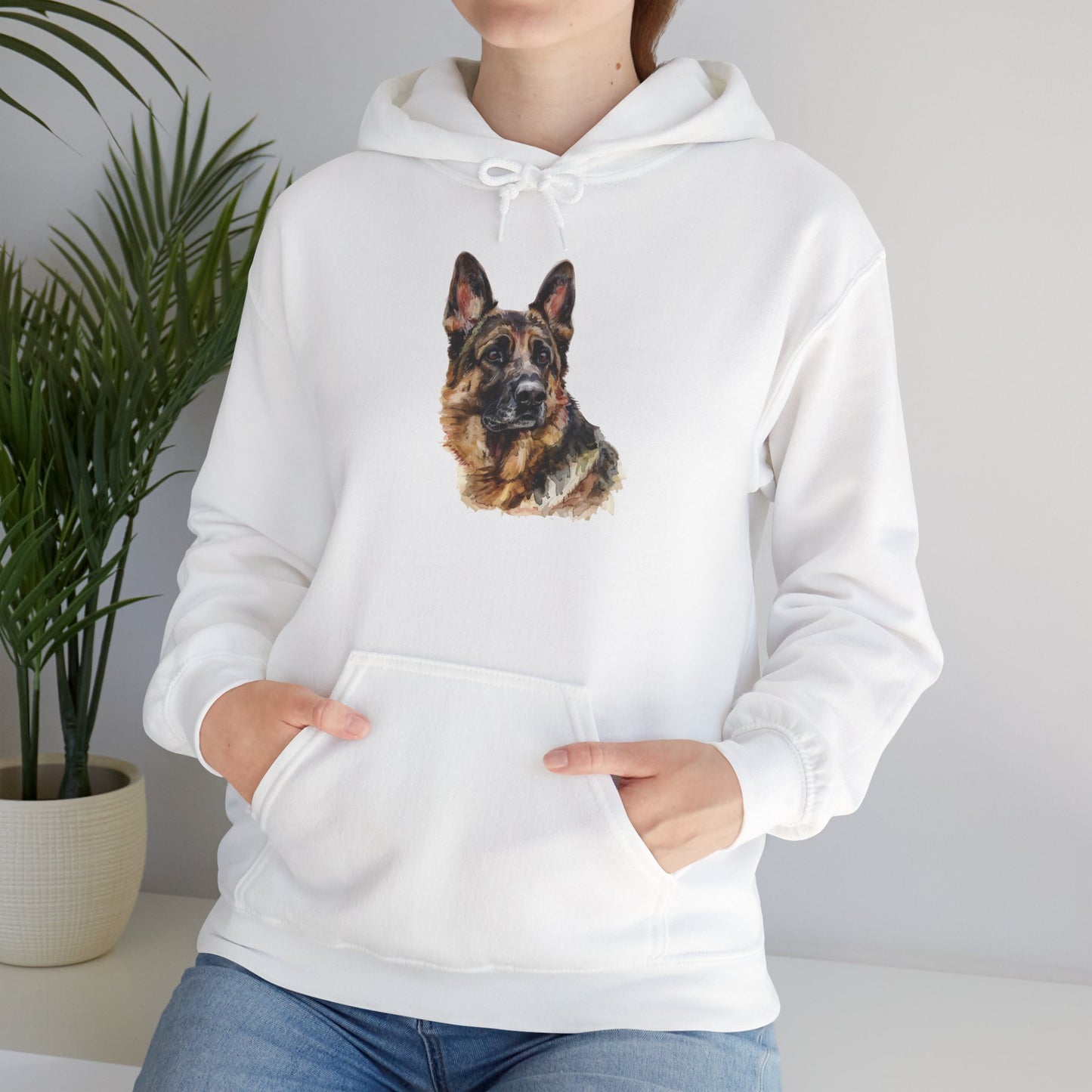 German Shepherd Head Unisex Hoodie