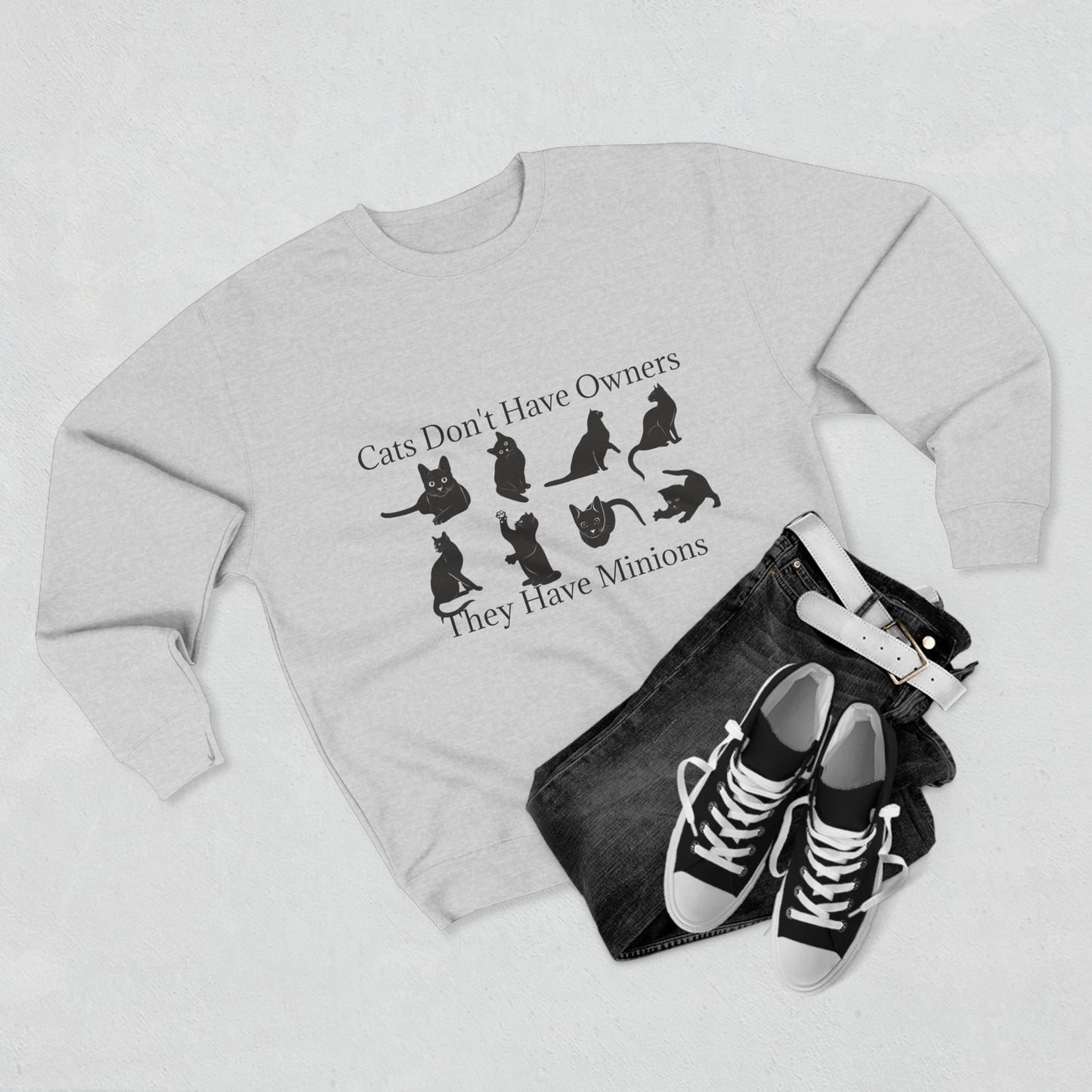 Cat Minions Unisex Crewneck Sweatshirt