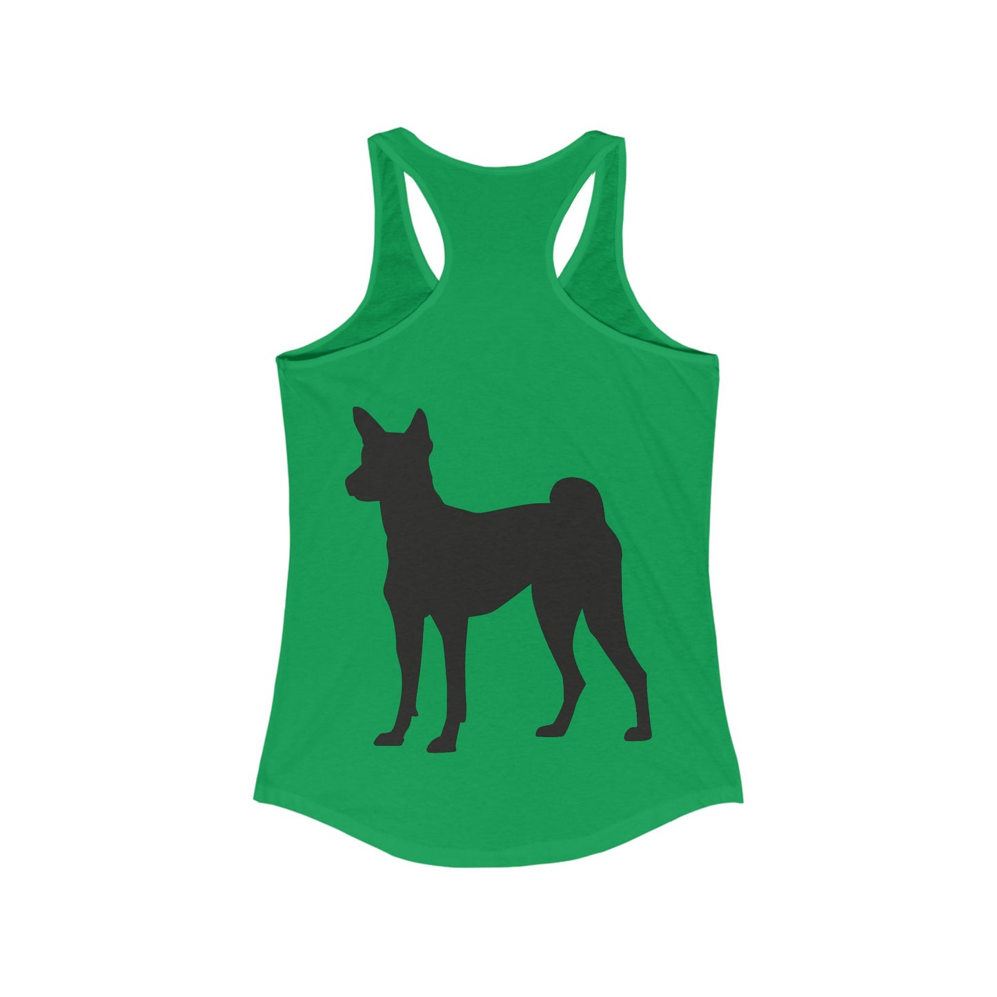 Basenji Silhouette Women's Racerback Tank