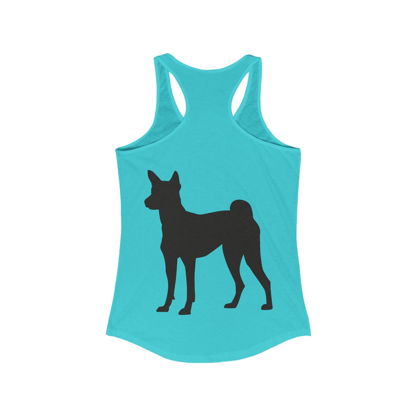 Basenji Silhouette Women's Racerback Tank