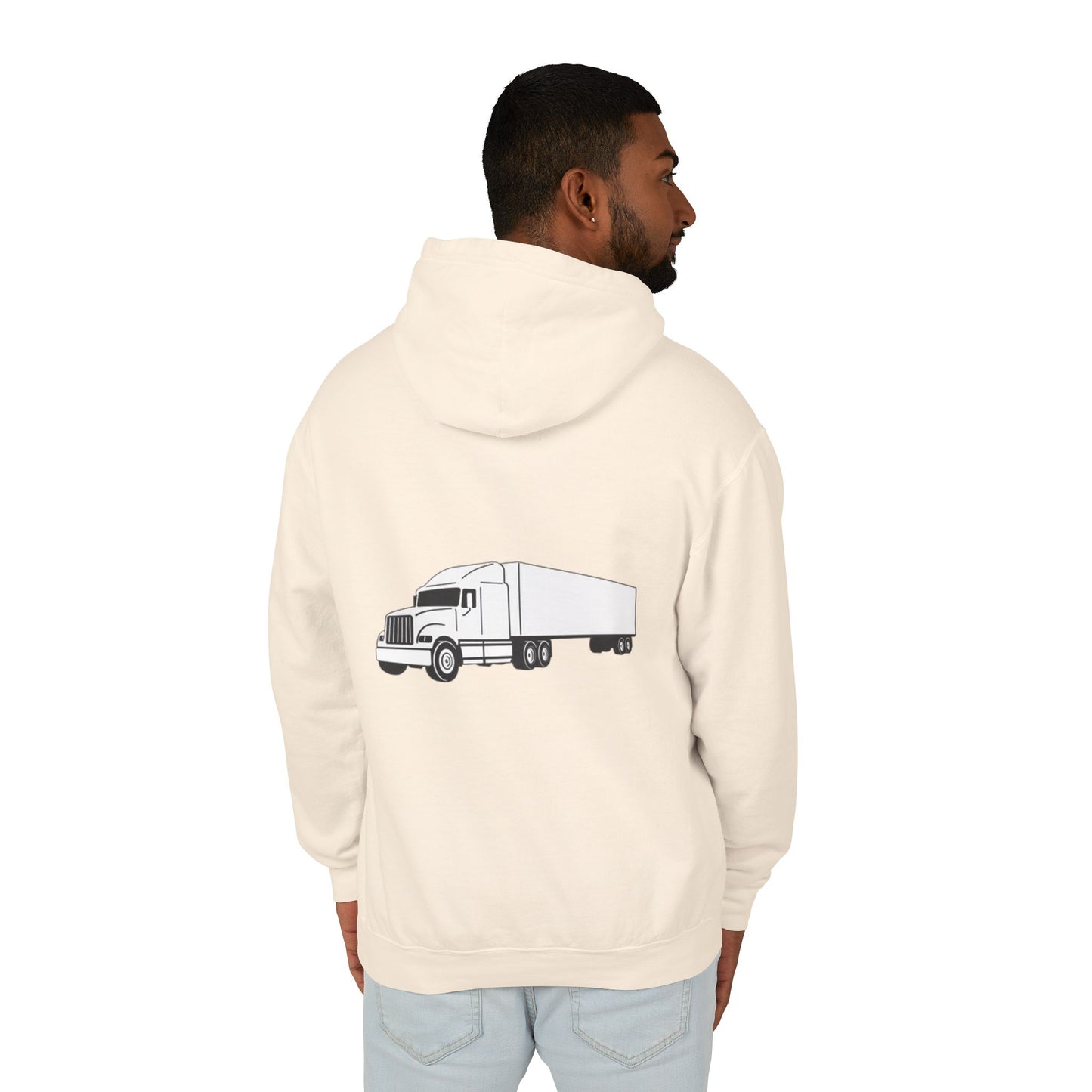 Semi Truck Unisex Lightweight Hoodie