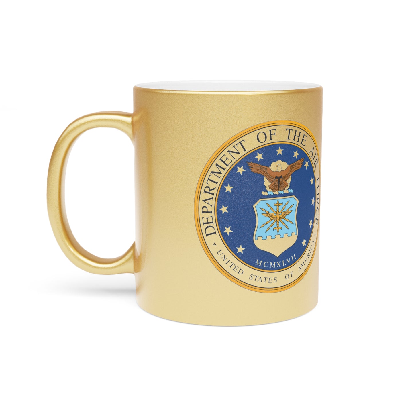 US Air Force Metallic Coffee Mug