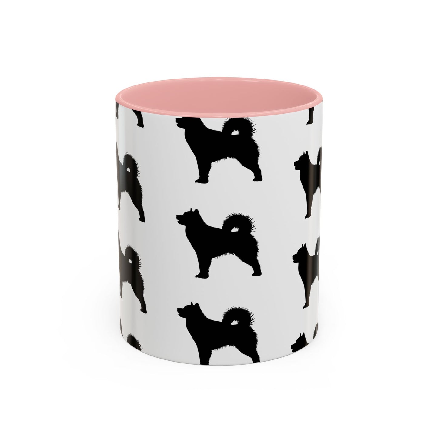 Malamute Silhouette 2-Tone Coffee Mug