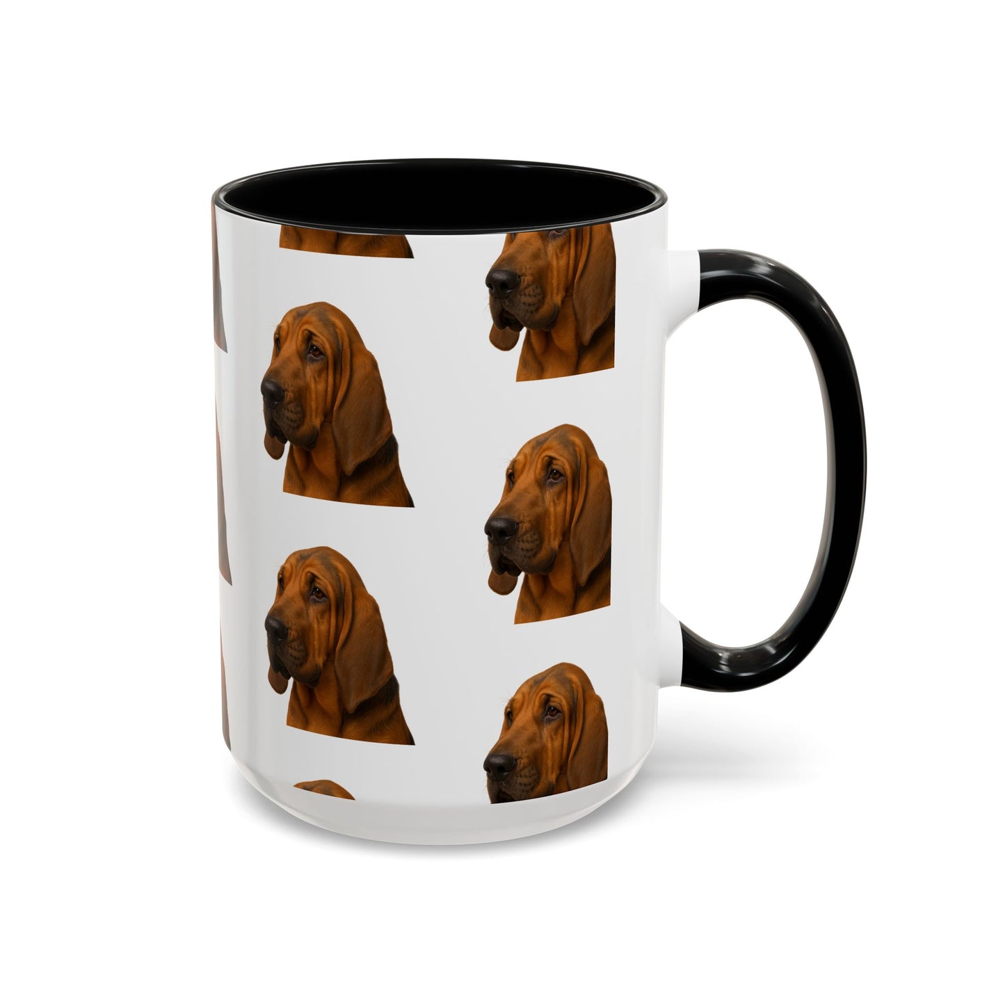 Bloodhound Head 2-Tone Coffee Mug