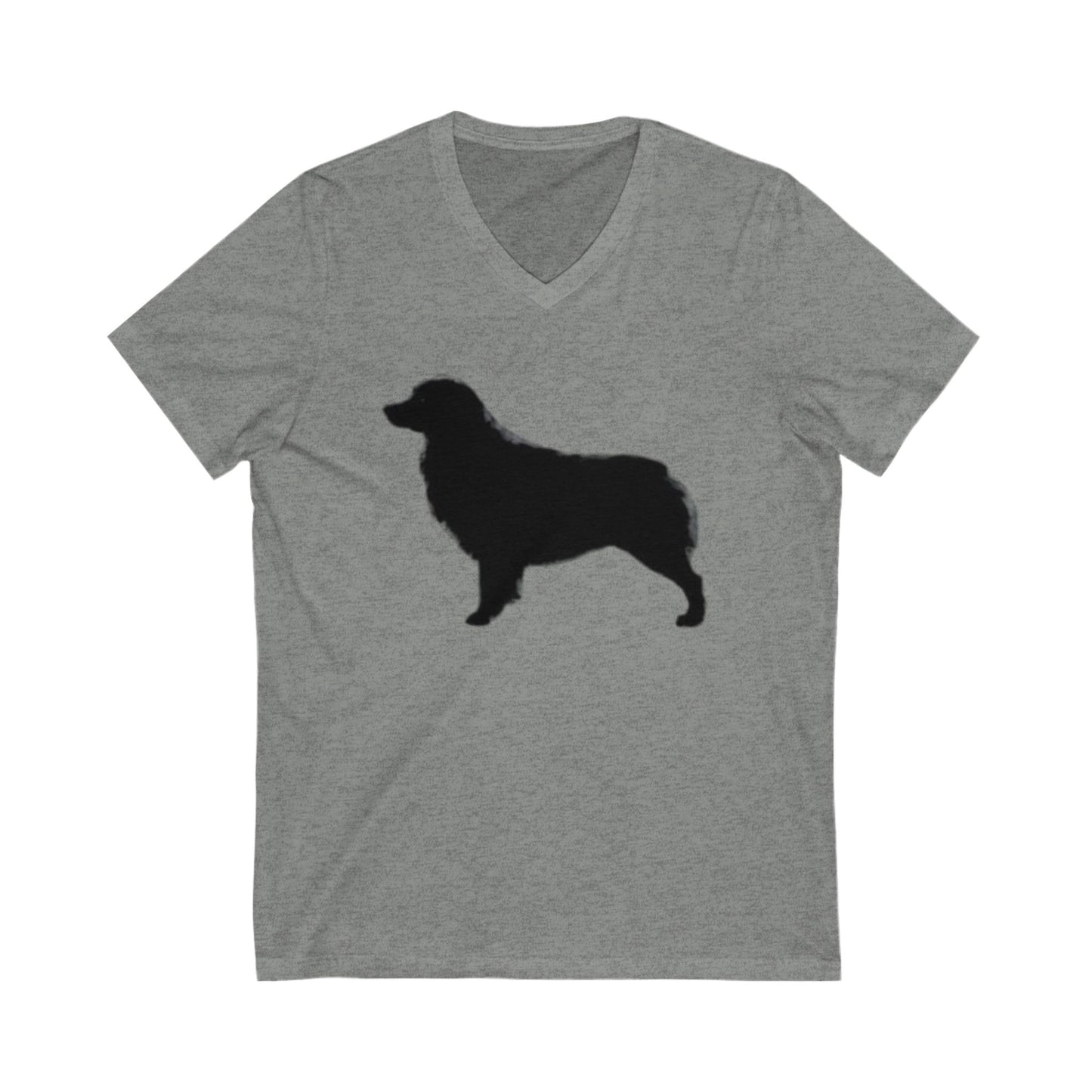 Aussie Silhouette Unisex Short Sleeve V-Neck Tee
