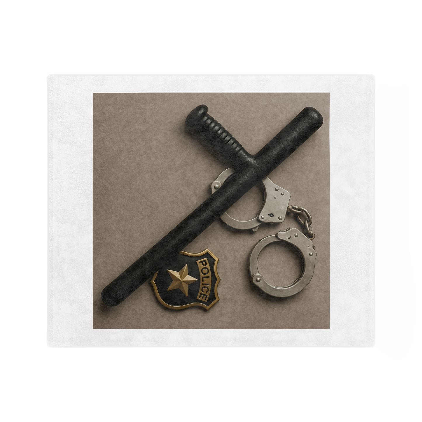 Law Enforcement Appreciation Velveteen Microfiber Blanket