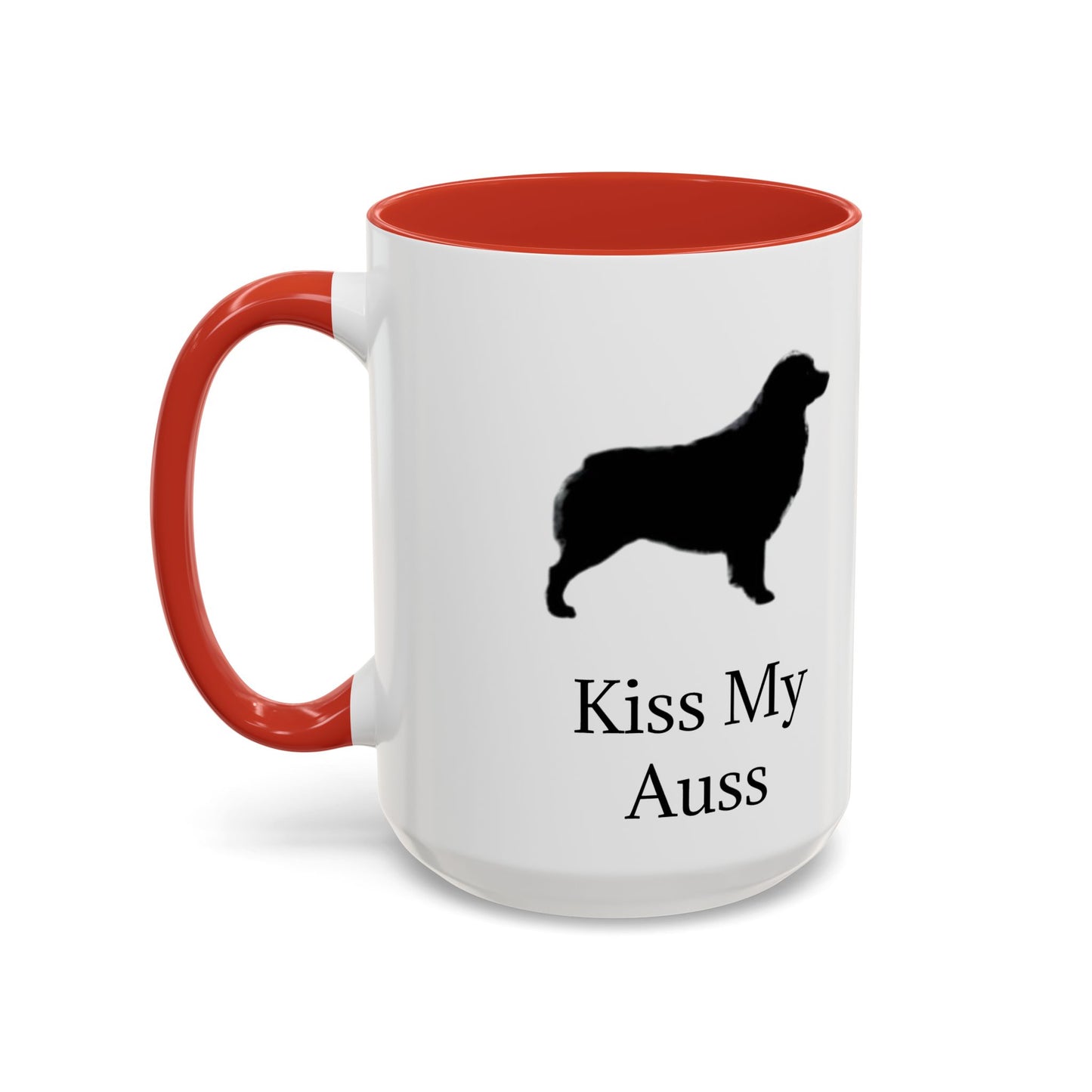 Kiss My Auss 2-Tone Coffee Mug