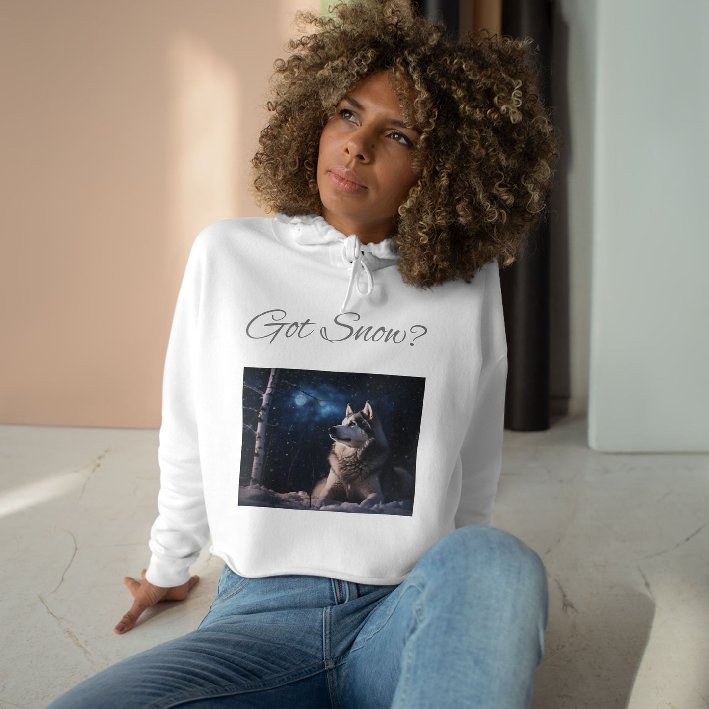 Got Snow? Women's Crop Hoodie