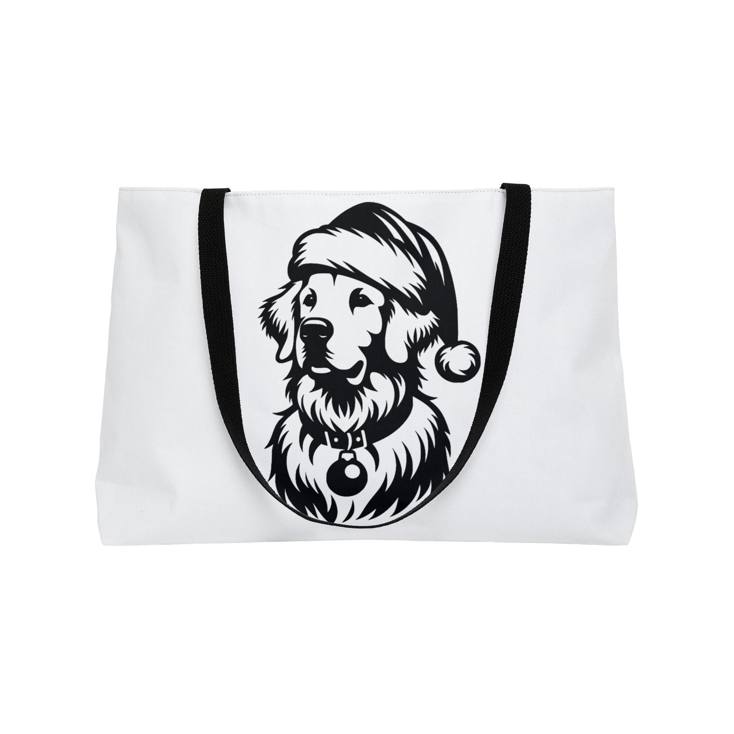 Santa Paws Golden Weekender Tote Bag