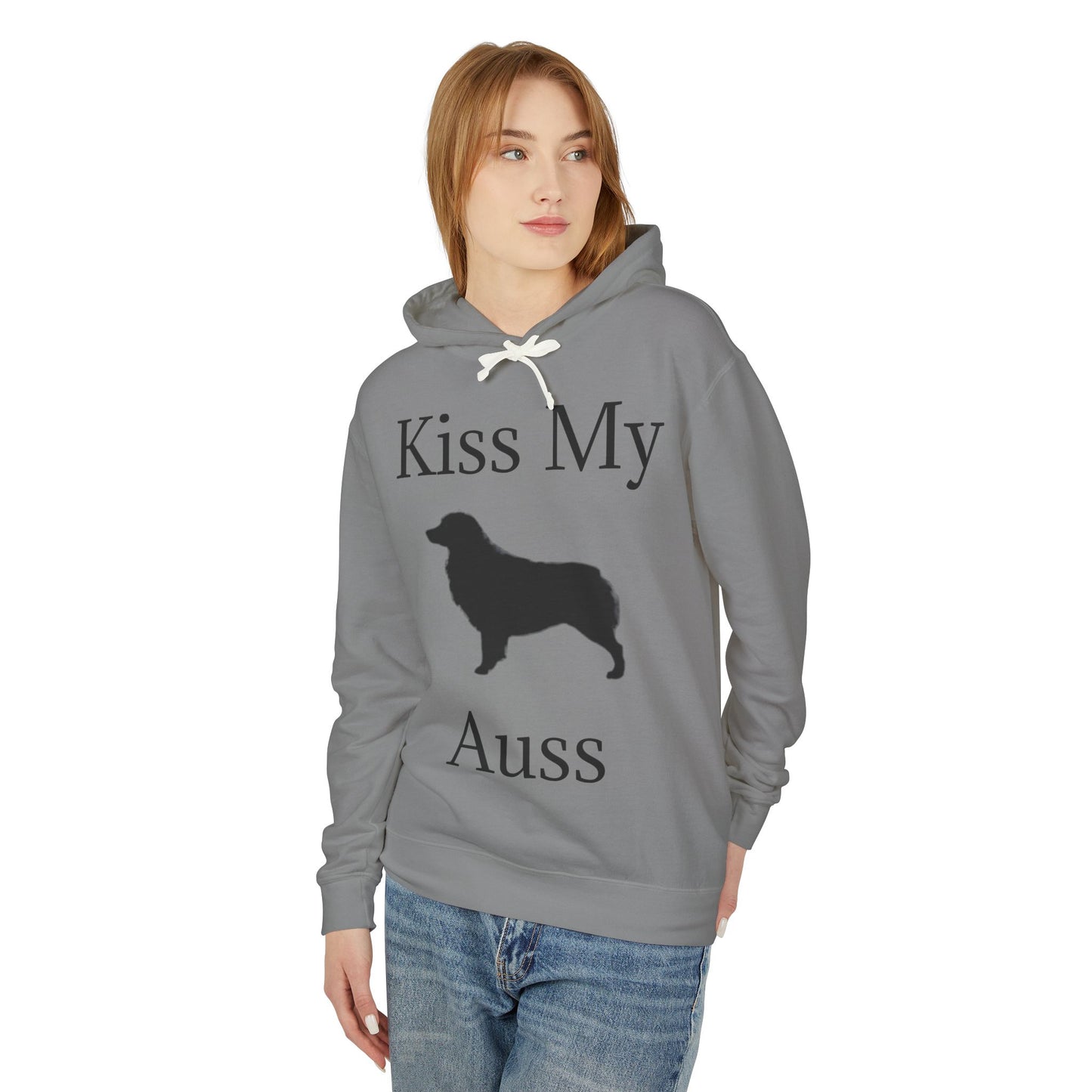 Kiss My Auss Unisex Lightweight Hoodie
