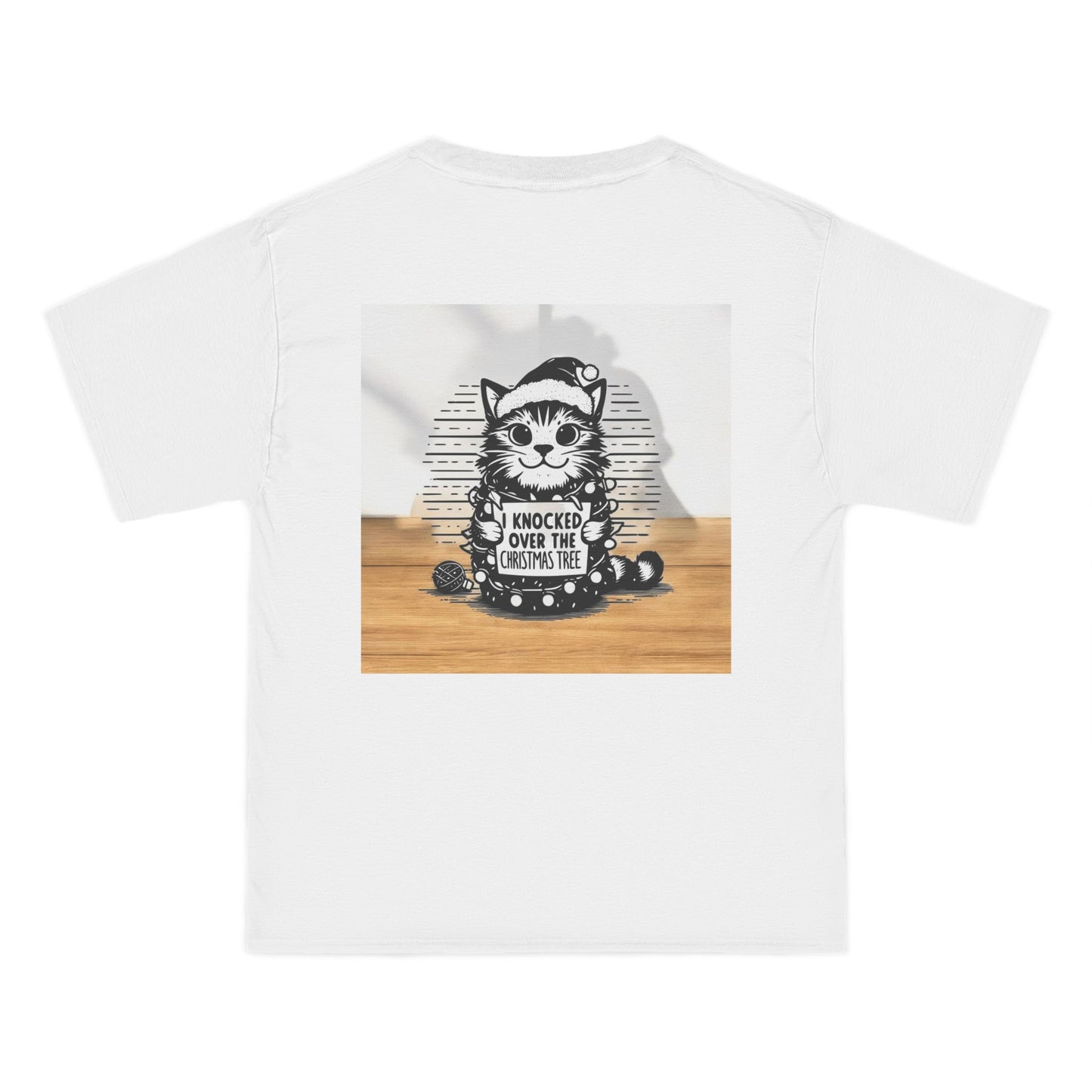 Naughty Cat Men's Short-Sleeve Crewneck Tee