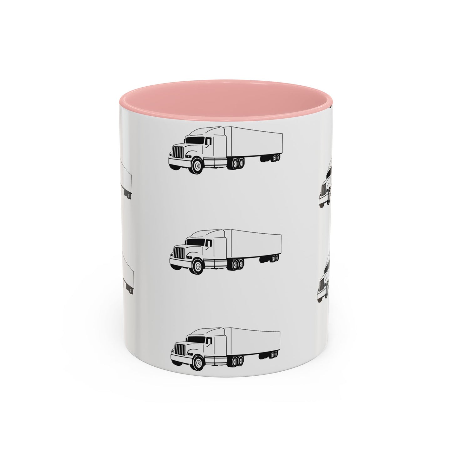 Semi Truck 2-Tone Coffee Mug