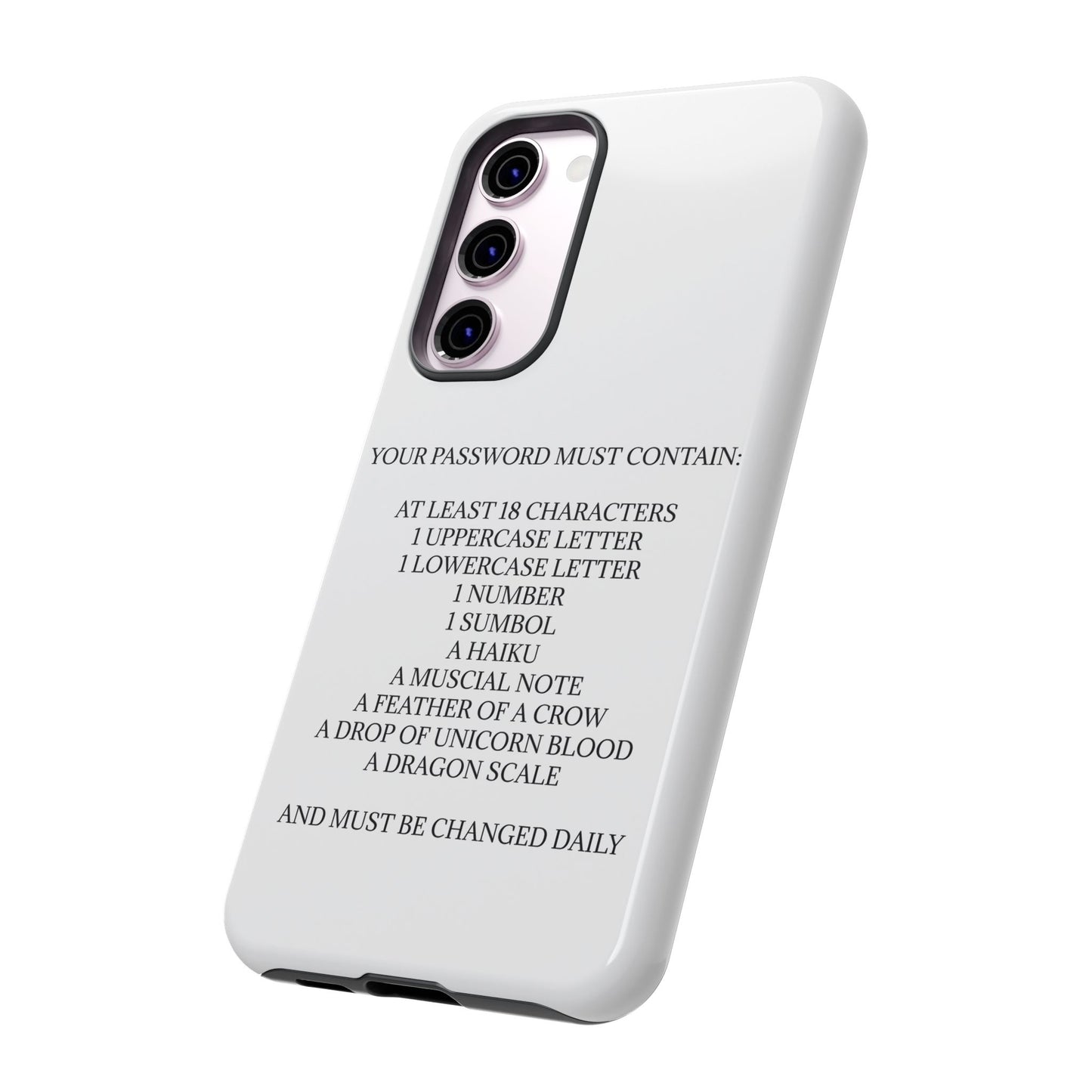 Password Samsung Case