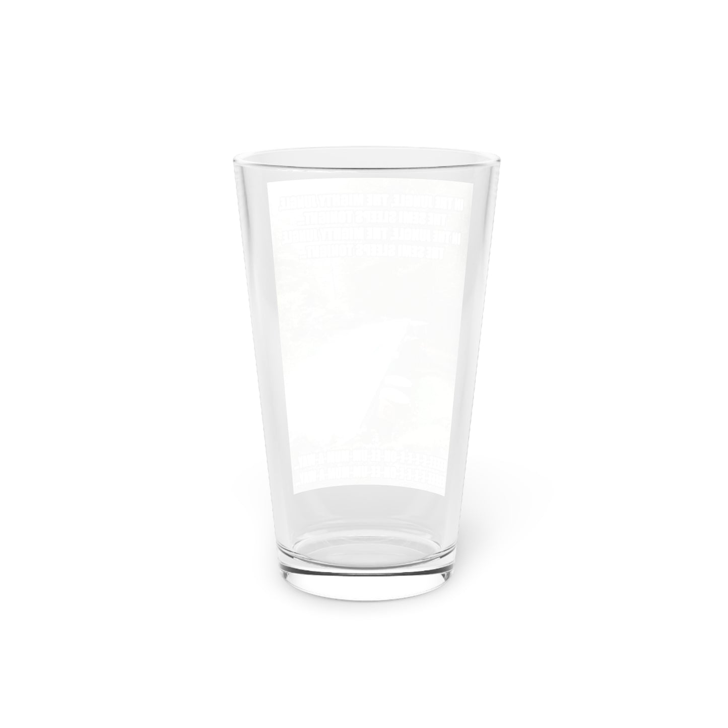 Semi Sleeps Drinking Glass
