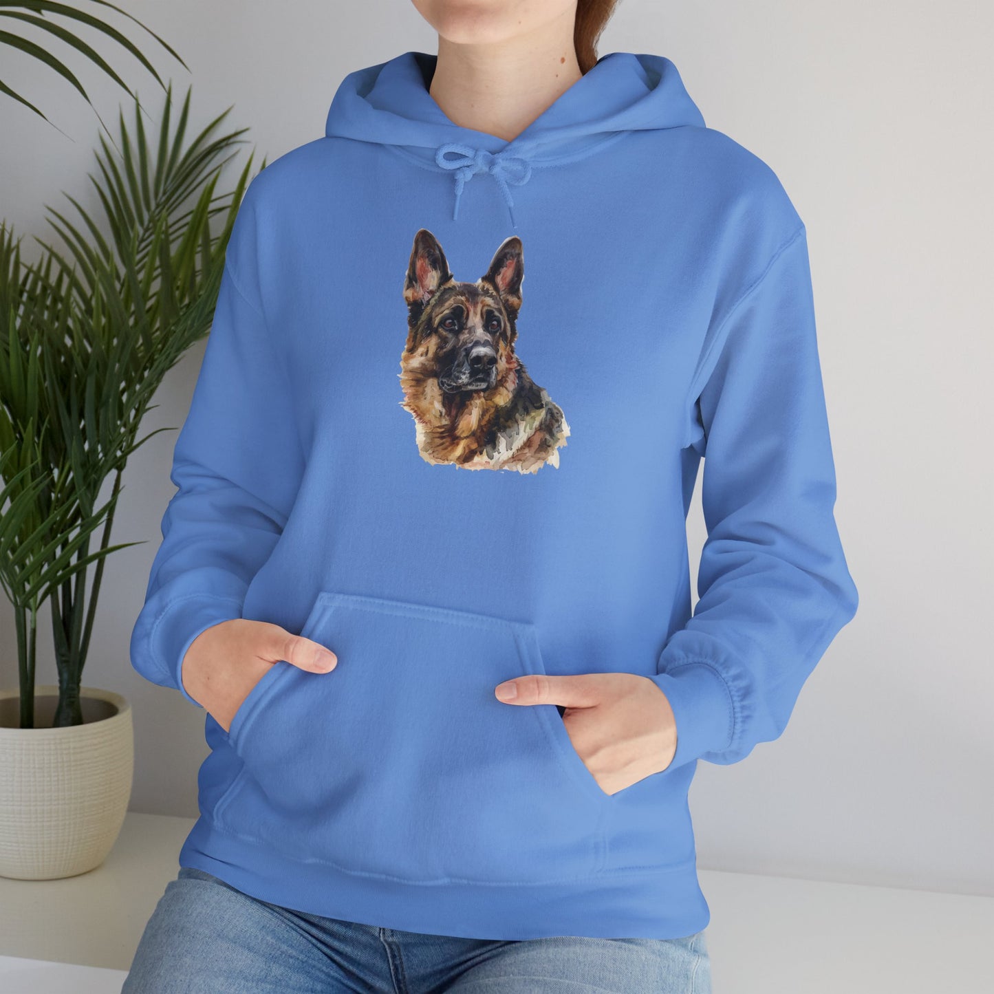 German Shepherd Head Unisex Hoodie