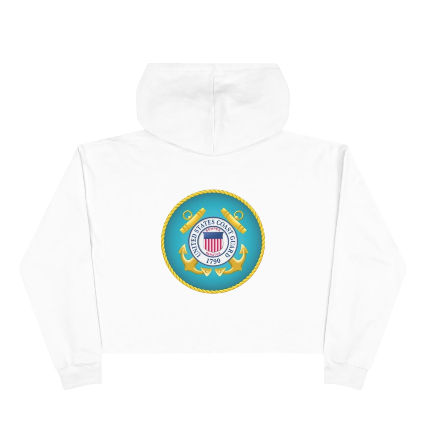 US Coast Guard Women's Crop Hoodie
