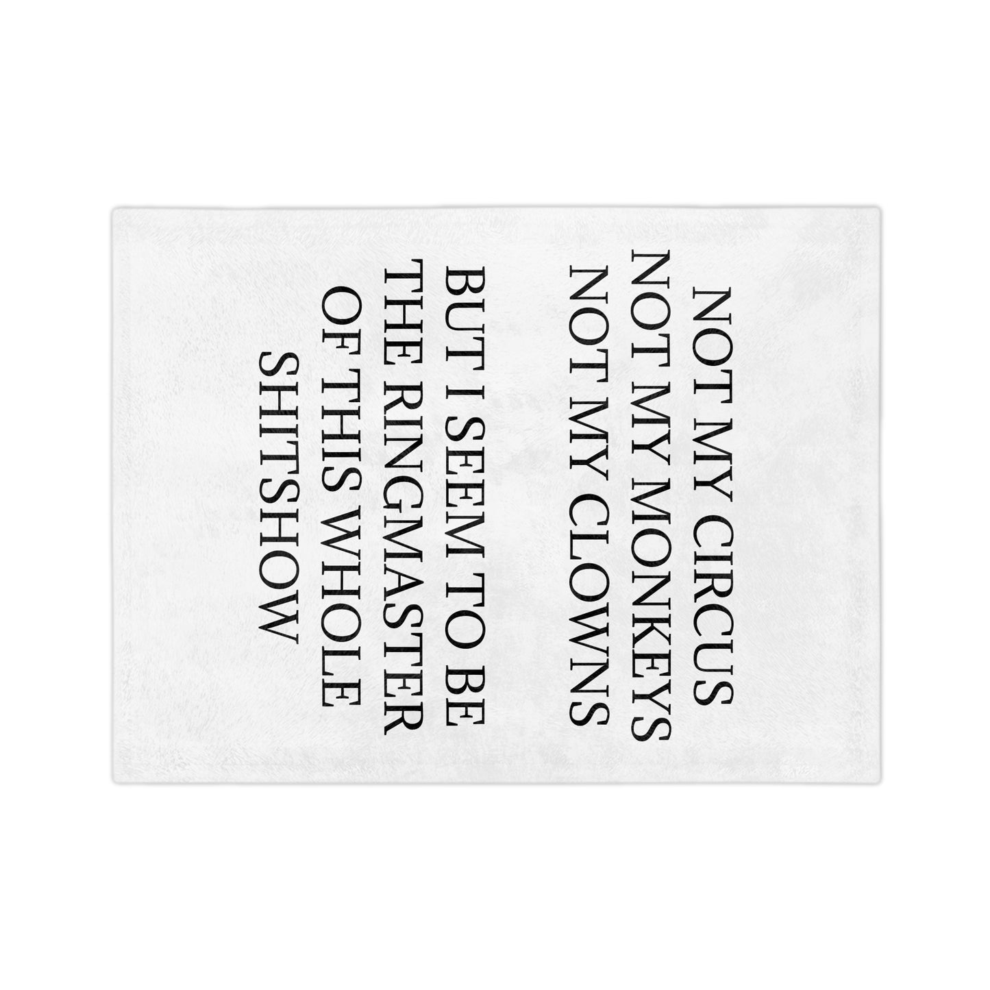 Ringmaster Velveteen Microfiber Blanket