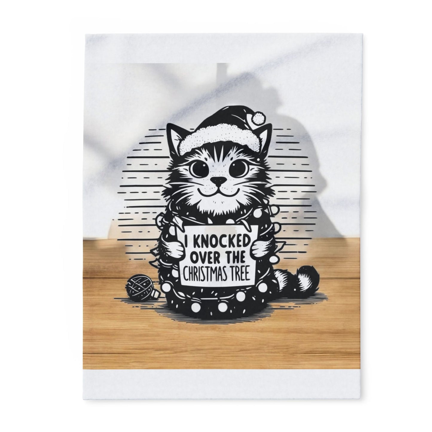 Naughty Cat Arctic Fleece Blanket