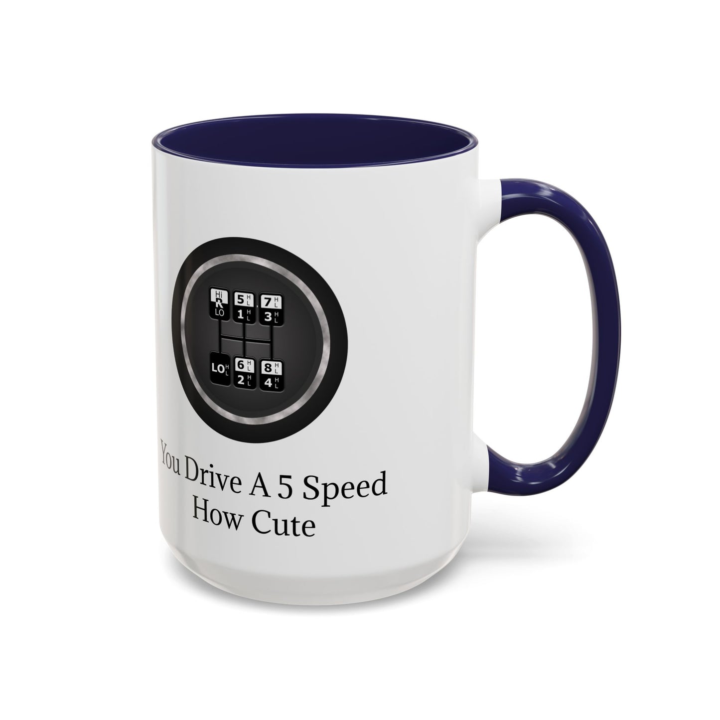 5 Speed How Cute 2-Tone Coffee Mug