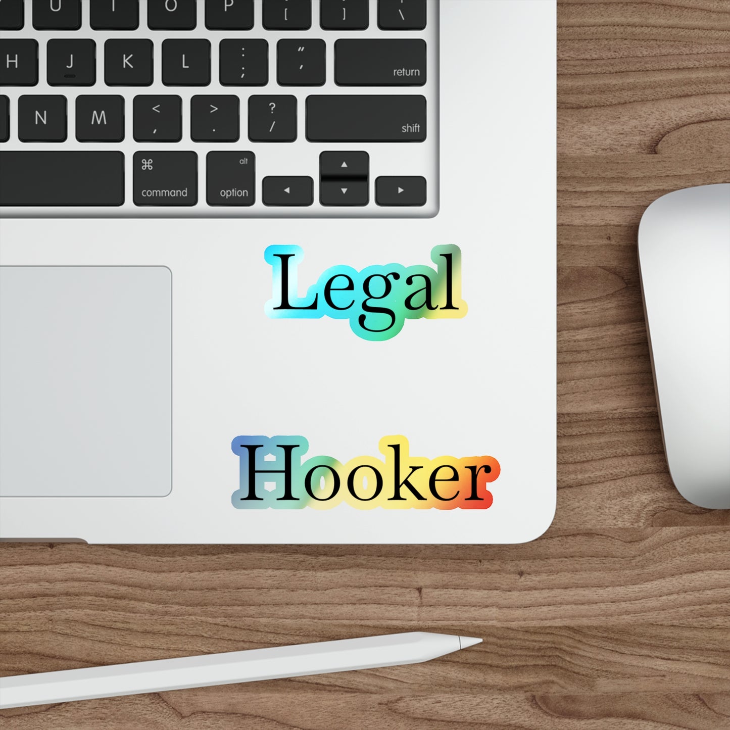 Legal H**ker Holographic Sticker