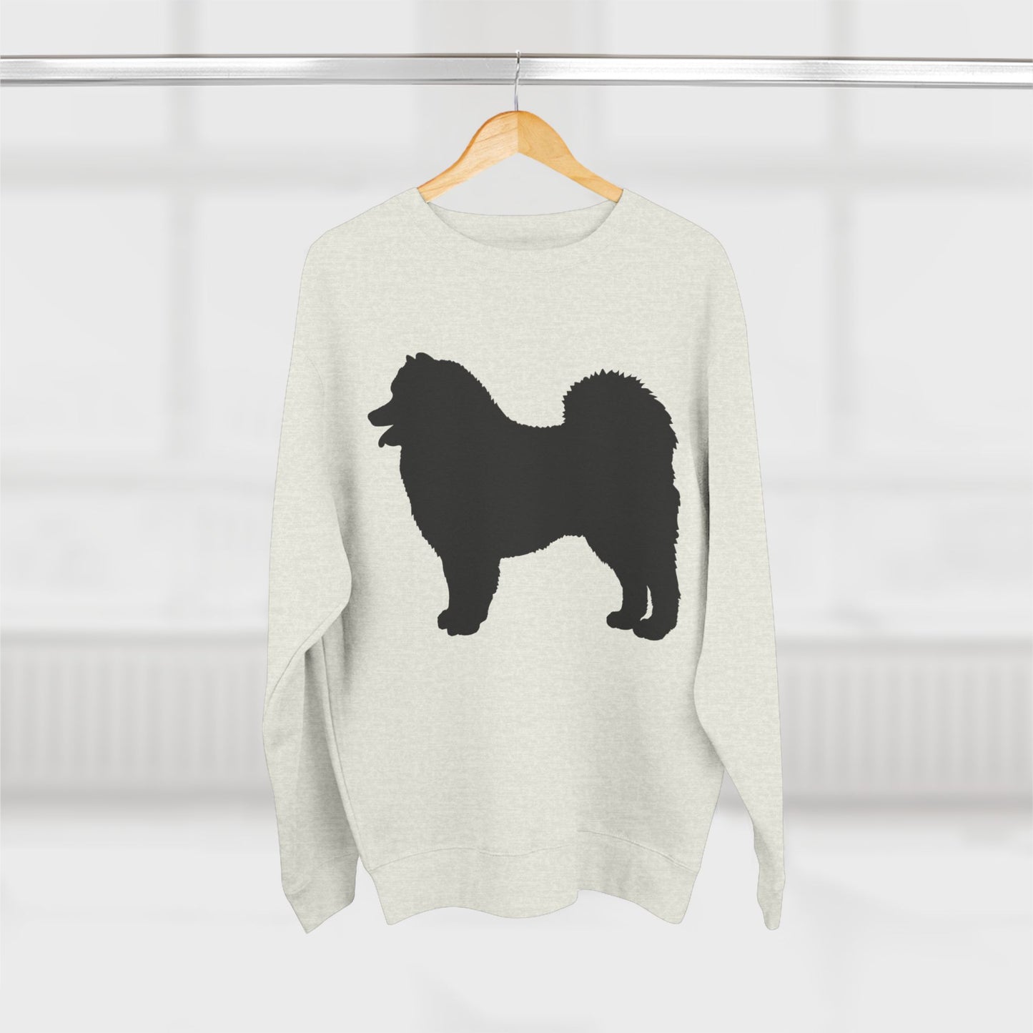 Samoyed Silhouette Unisex Crewneck Sweatshirt