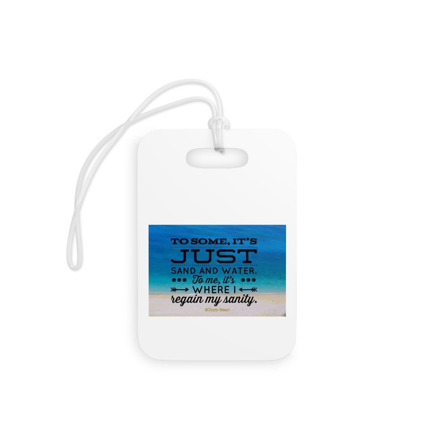 Dr, Beach Luggage Tag